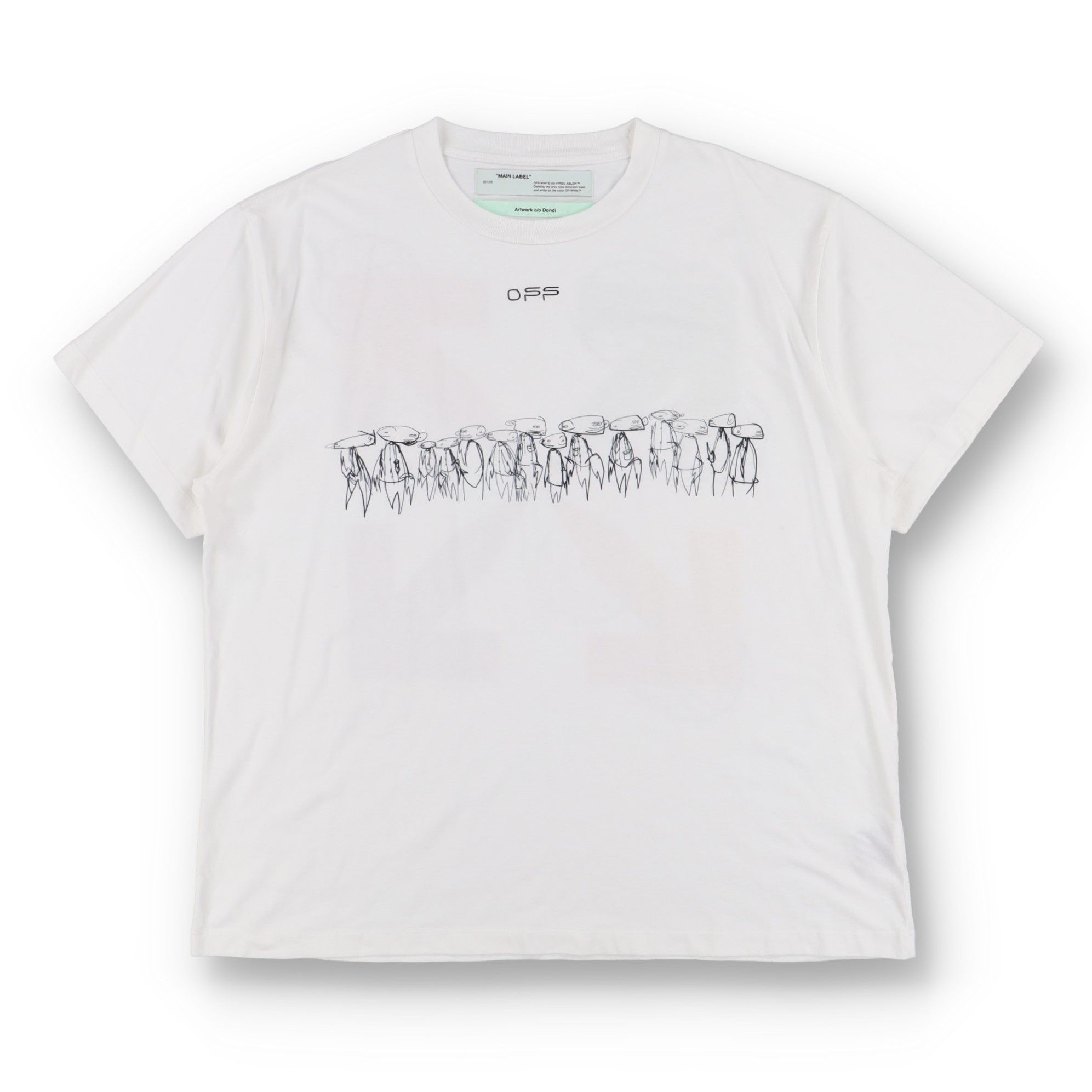 Futura × Off-White White Atoms Arrows Oversized T-Shirt Size US M / EU 48-50 / 2 - 5 Thumbnail
