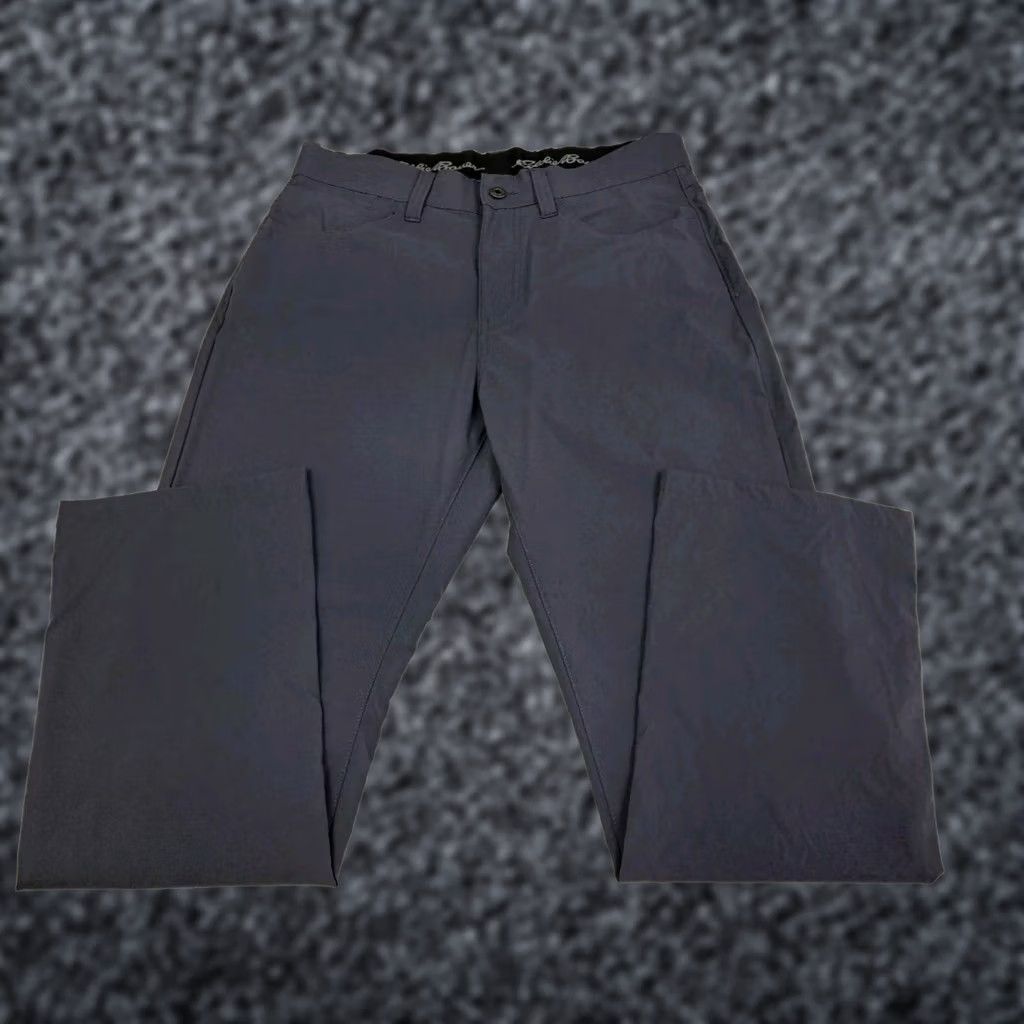 Eddie Bauer Eddie Bauer Mens Tech Pants Blue Nylon/Spandex Flat Front Straight Leg 34 Size US 34 / EU 50 - 1 Thumbnail