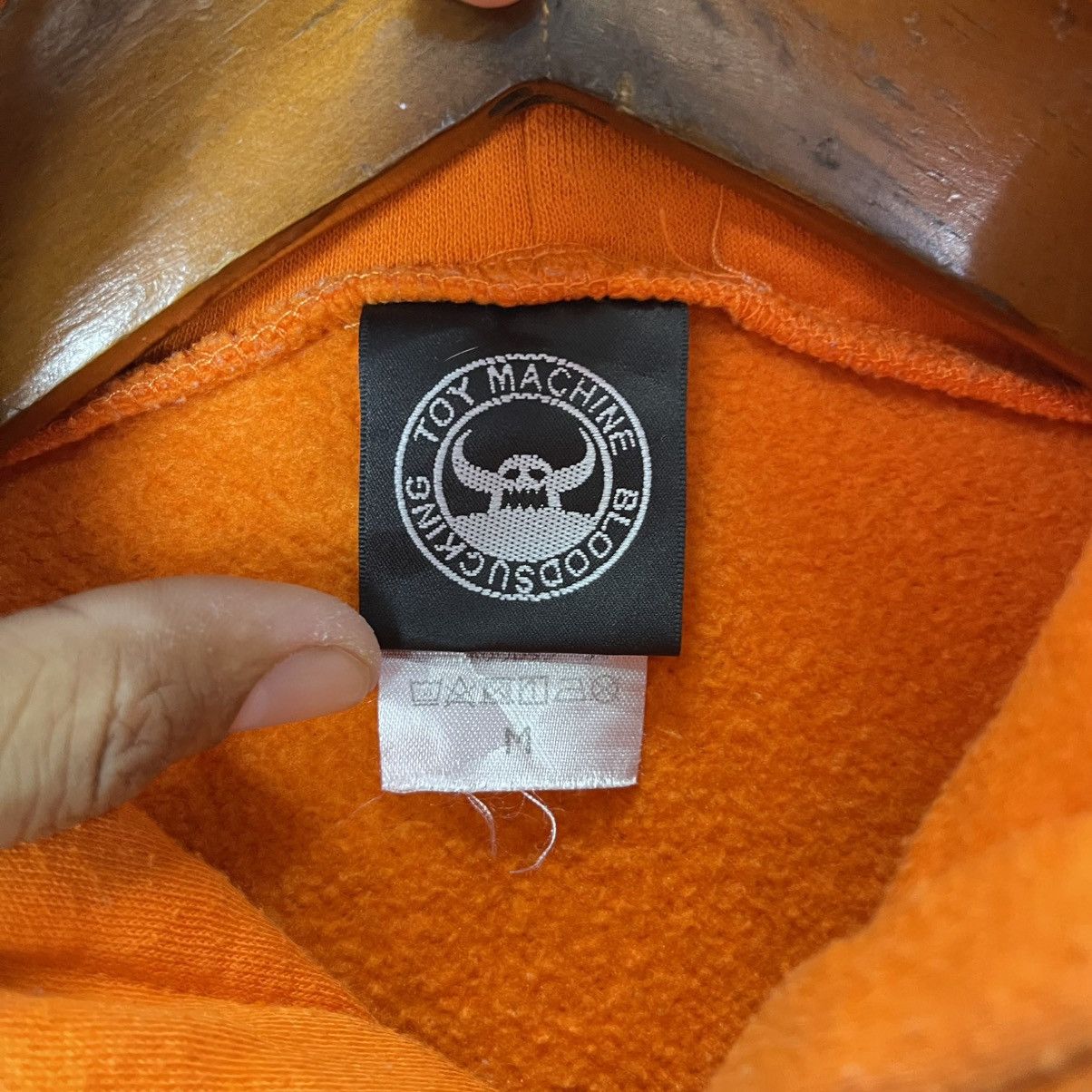 Toy Machine Toy Machine Skate Devil Graphic Orange Hoodie Pullover Size US M / EU 48-50 / 2 - 7 Thumbnail