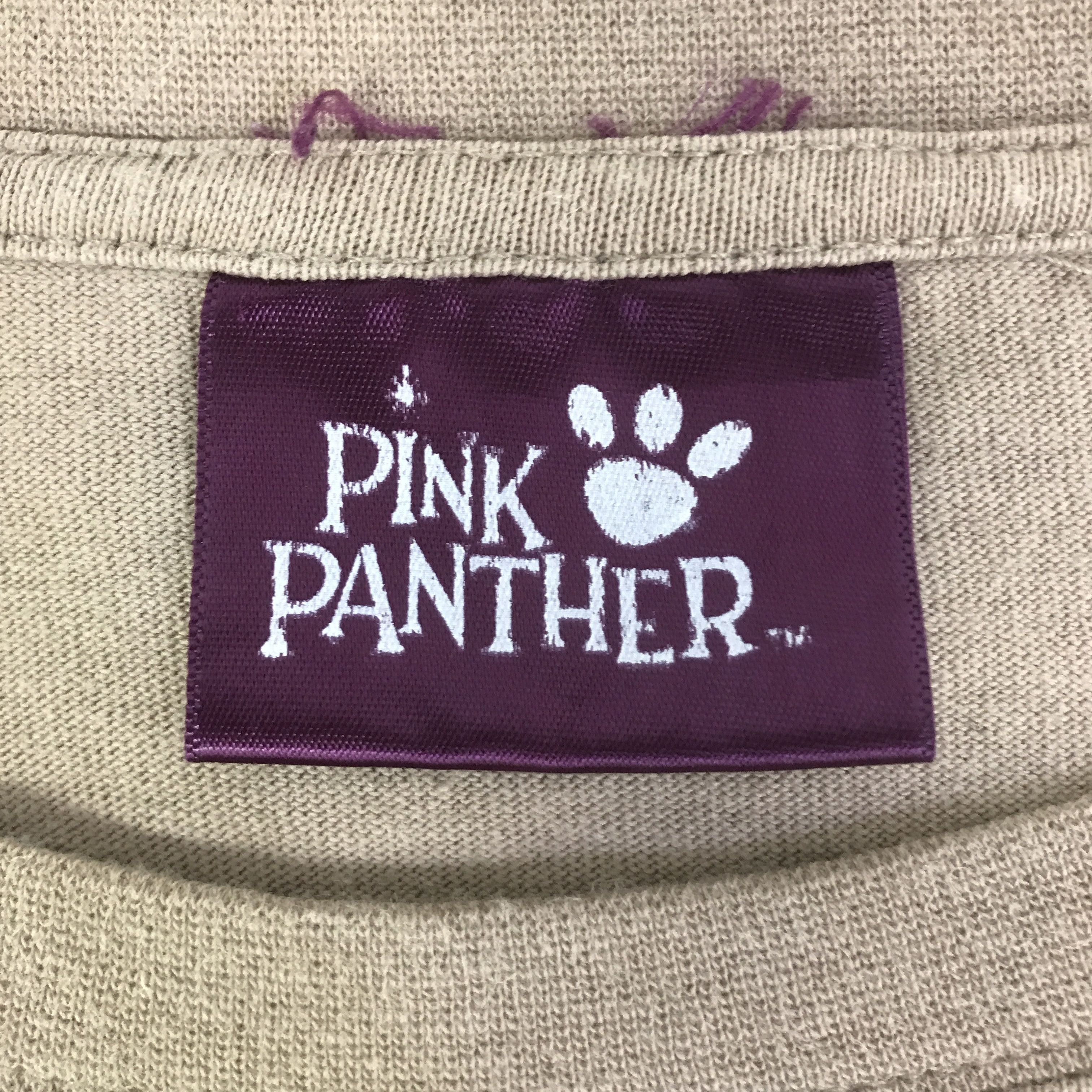 Japanese Brand pink panther cartoon t-shirt K93B47 Size US L / EU 52-54 / 3 - 8 Thumbnail