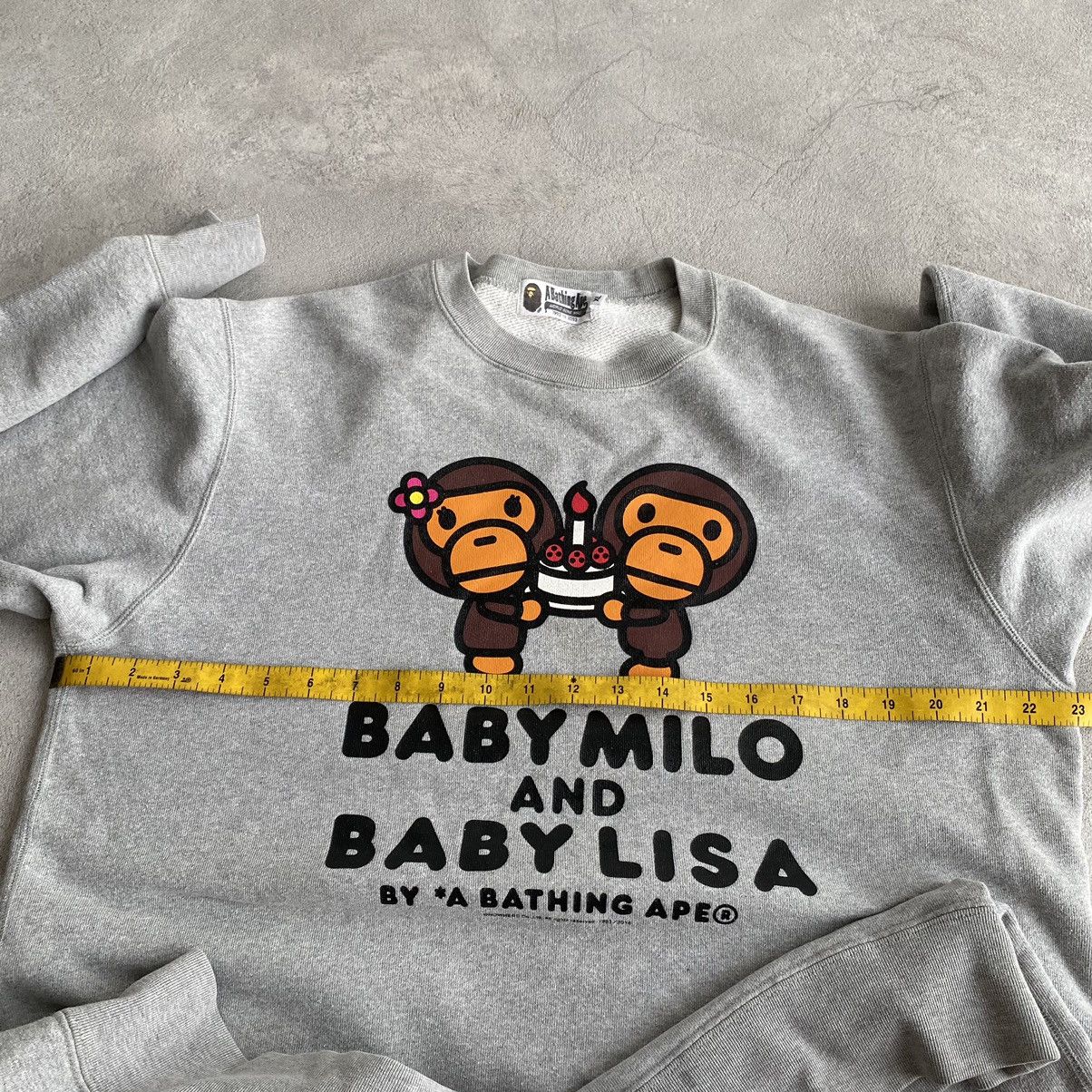 Bape Baby Lisa & Baby Milo Crewneck Size US XL / EU 56 / 4 - 11 Thumbnail