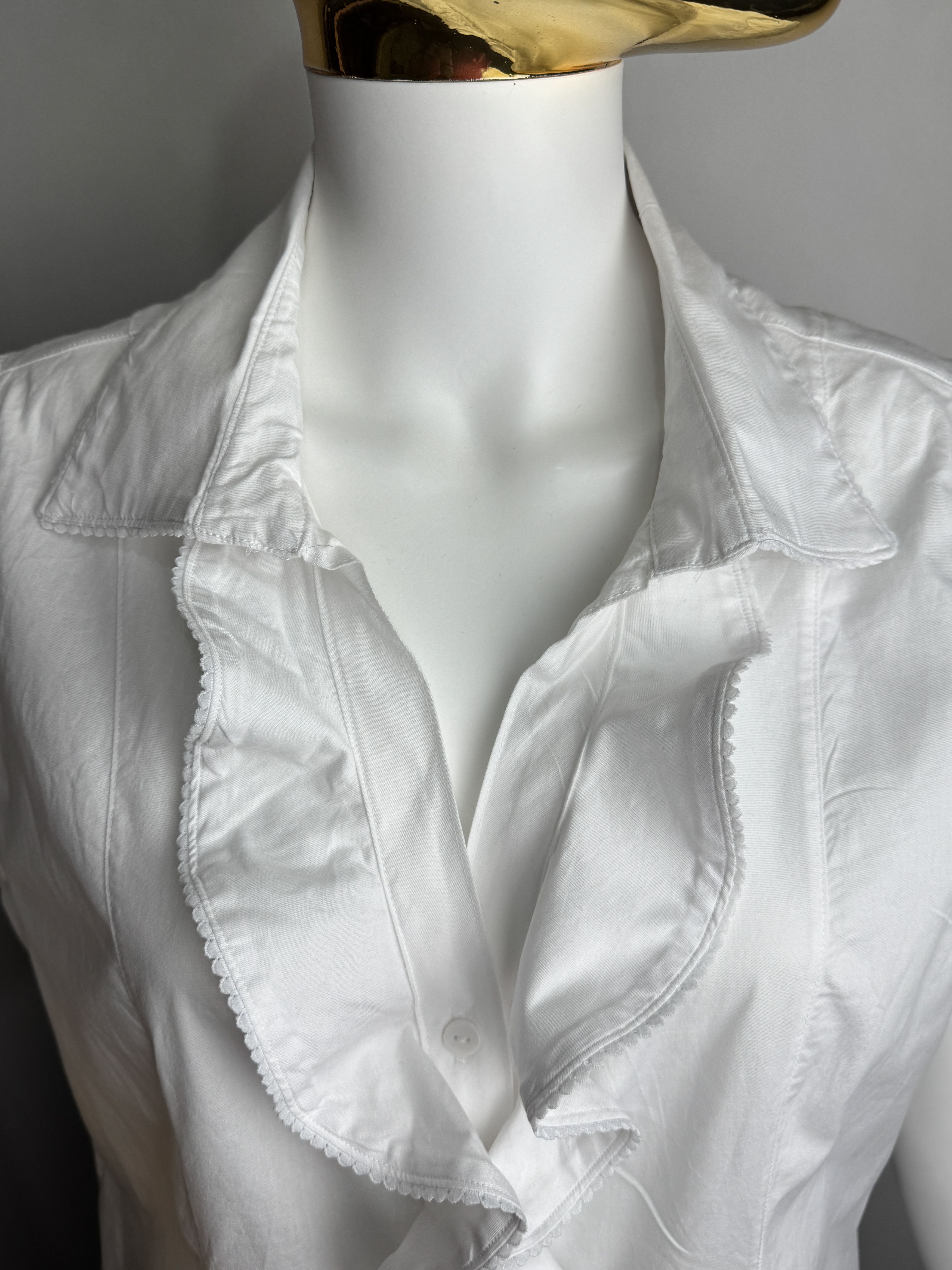 Other × Vintage WALDSCHÜTZ women’s Austrian sleeveless blouse Size L / US 10 / IT 46 - 2 Thumbnail