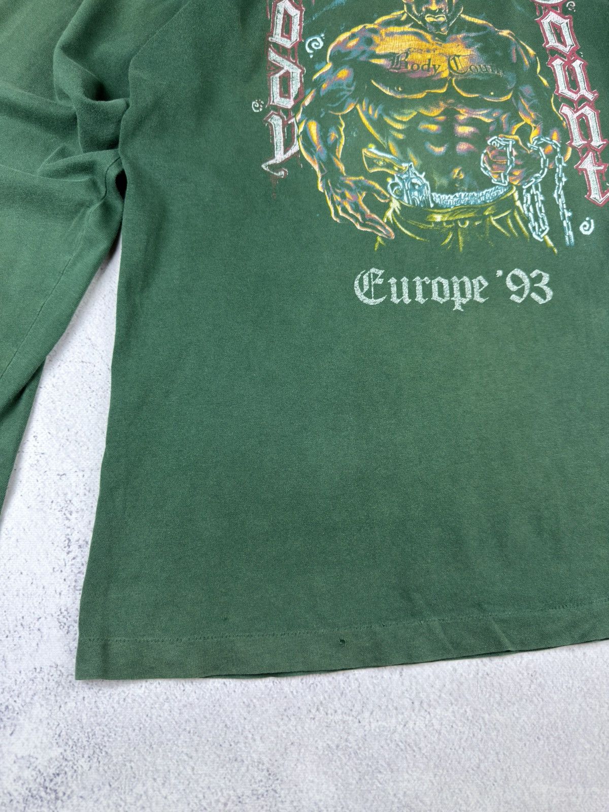 Vintage Vintage 1993 Body Count Cop Killer Tour Long Sleeve t-shirt Size US XL / EU 56 / 4 - 6 Thumbnail