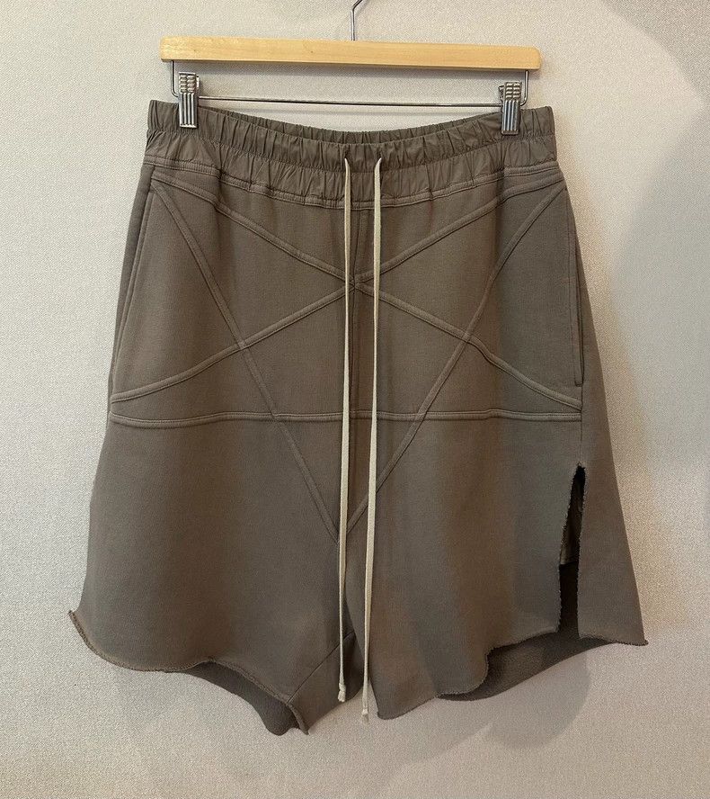 Rick Owens Rick Owens Star Design Gray Shorts - dmc Size US 31 - 1 Thumbnail