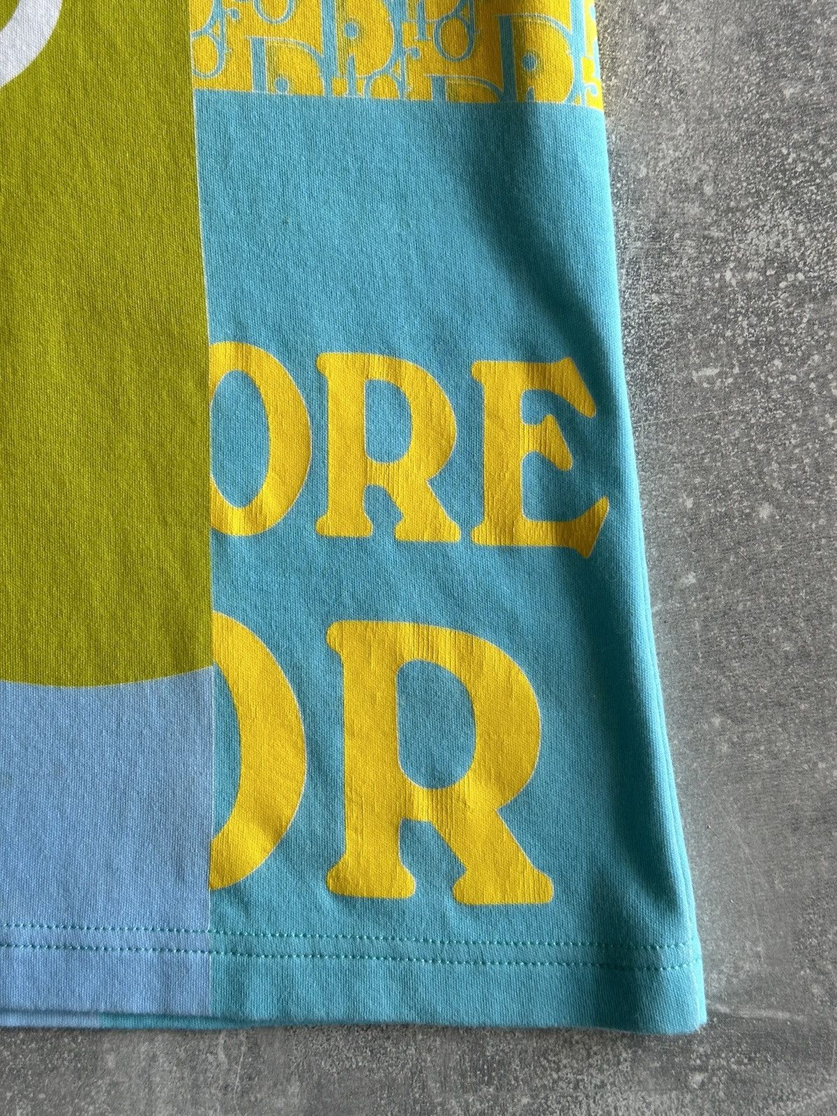 Dior Dior by John Galliano S/S 05 Multiple Logo T- Shirt Blue Y2K Size M / US 6-8 / IT 42-44 - 13 Thumbnail