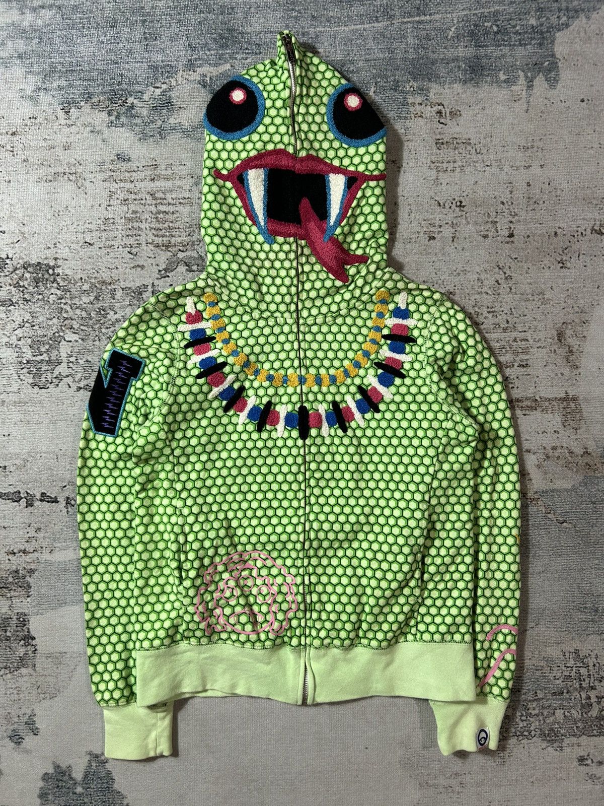 00s Japanese Label Devil Hoodie Y2K