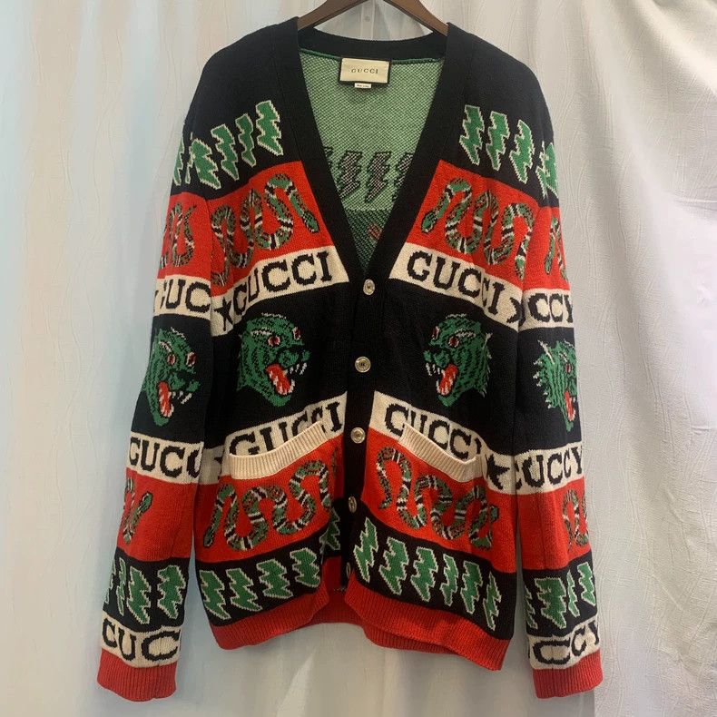 Gucci Gucci Wool cardigan jacket 2502-Nextarrow Size US M / EU 48-50 / 2 - 1 Thumbnail
