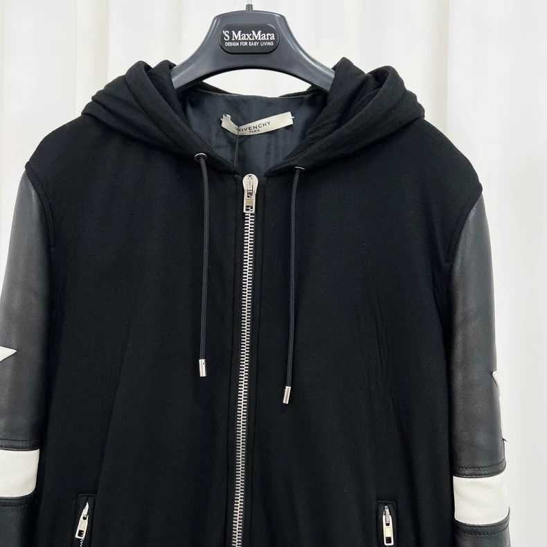 Givenchy Givenchy Patchwork Five-Star Leather Sleeve Zipper Jacket 2 Size US S / EU 44-46 / 1 - 3 Thumbnail