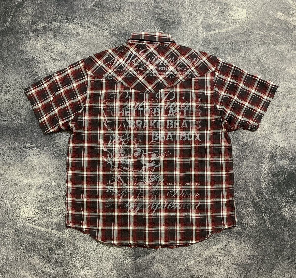 B One Soul Tartan Shirt Vintage