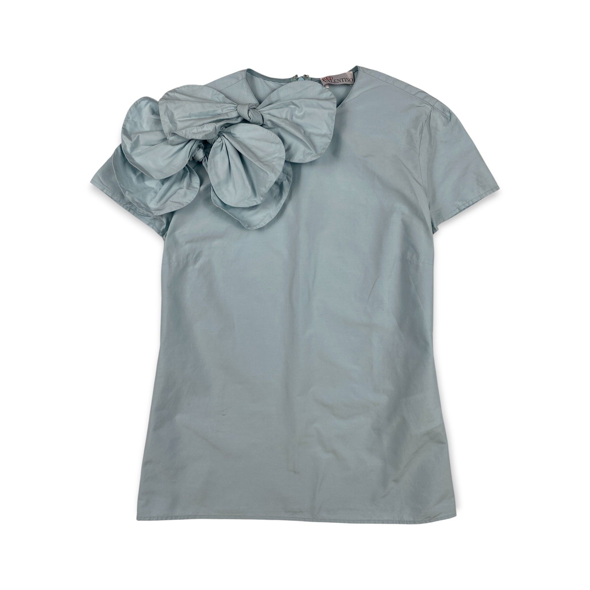 RED Valentino Shoulder Bow T-Shirt Size M / US 6-8 / IT 42-44 - 1 Thumbnail