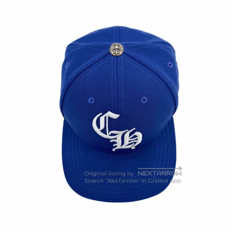 Chrome Hearts CHROME HEARTS Size OS Blue and white CH baseball cap Size ONE SIZE - 1 Thumbnail