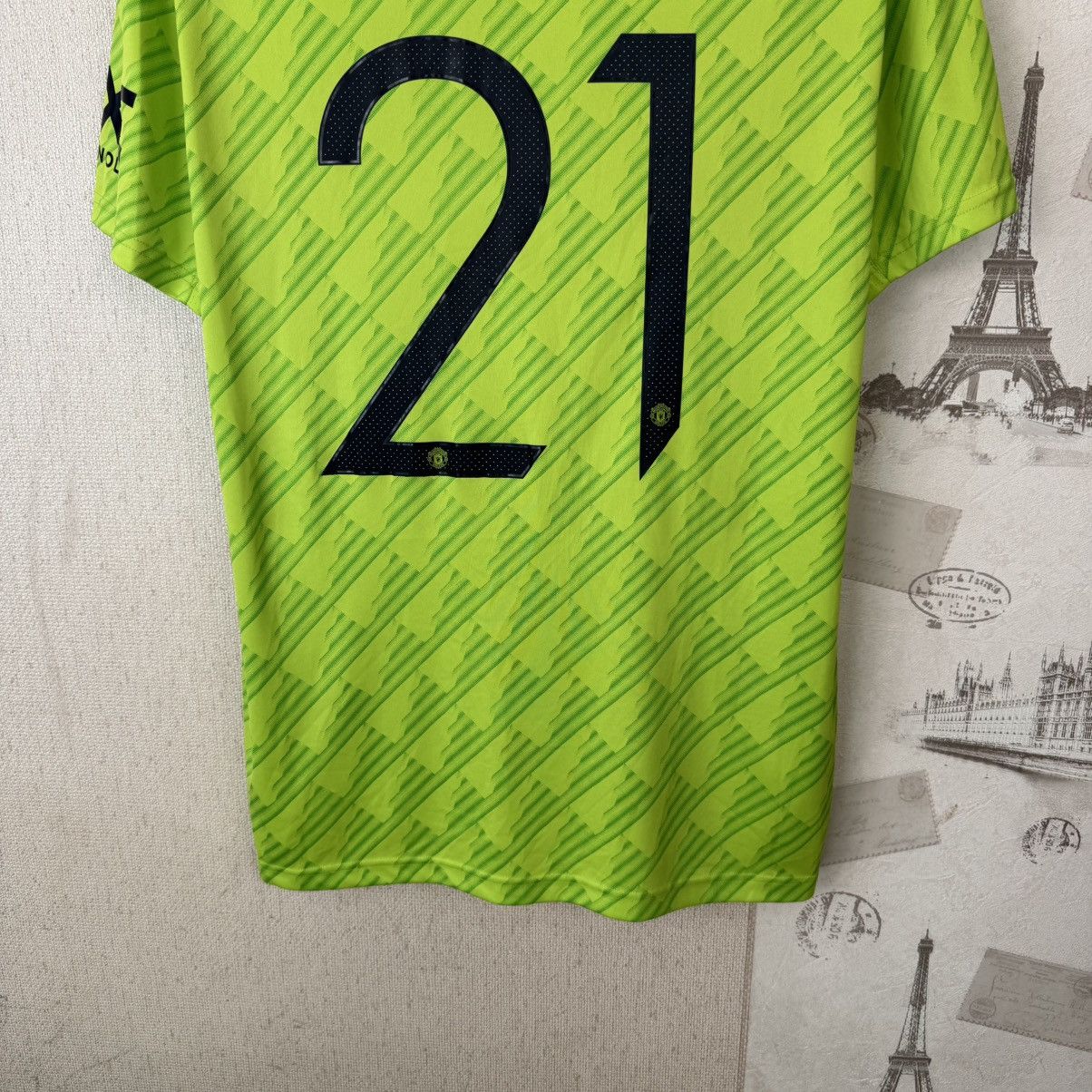 Adidas Adidas 2022-2023 Manchester United Third L- #21 Antony. Size US L / EU 52-54 / 3 - 17 Thumbnail