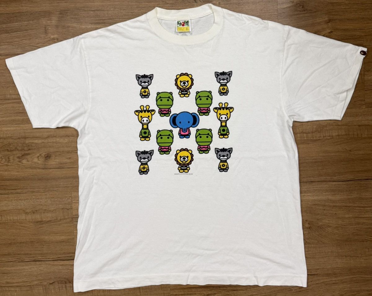 Bape Vintage Bape Animal Kingdom Tee Size US XL / EU 56 / 4 - 2 Thumbnail