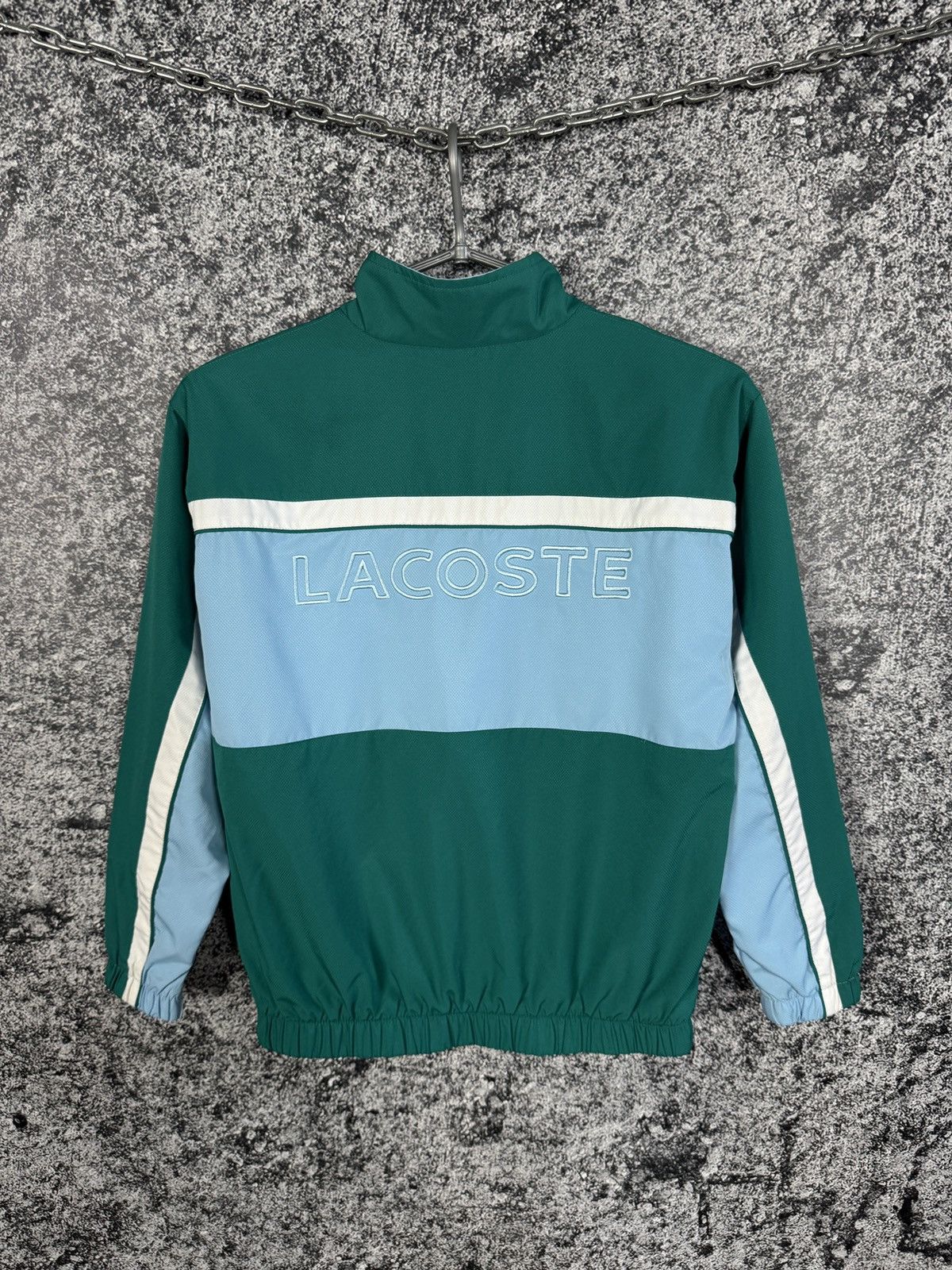 Lacoste Boys Lacoste Sport Zip Up Track Jacket Vintage Kids 158cm Size US XXS / EU 40 - 11 Thumbnail