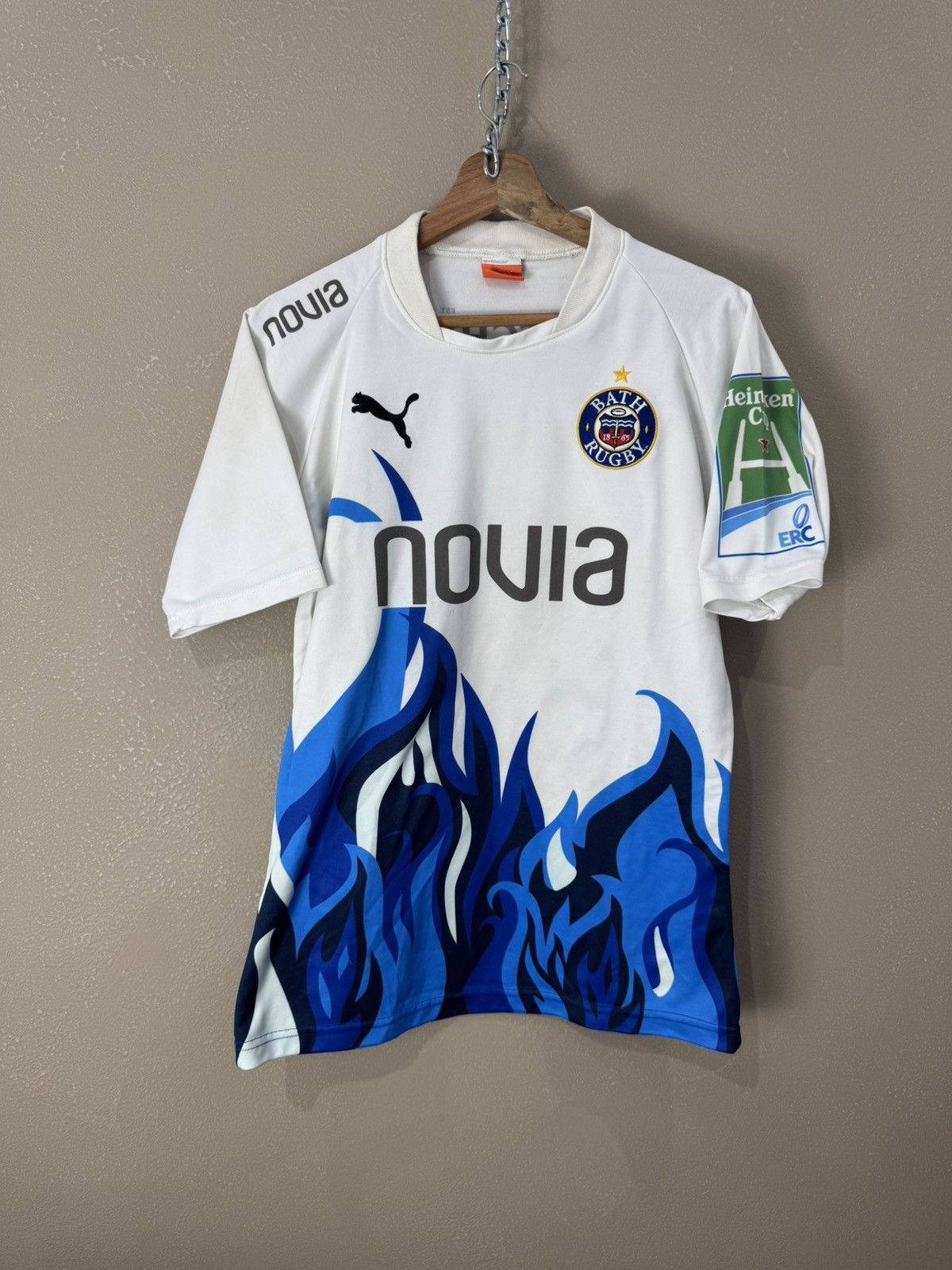 Puma Vintage Puma Bath Rugby 00s Shirt Rugby Jersey Size US L / EU 52-54 / 3 - 1 Thumbnail