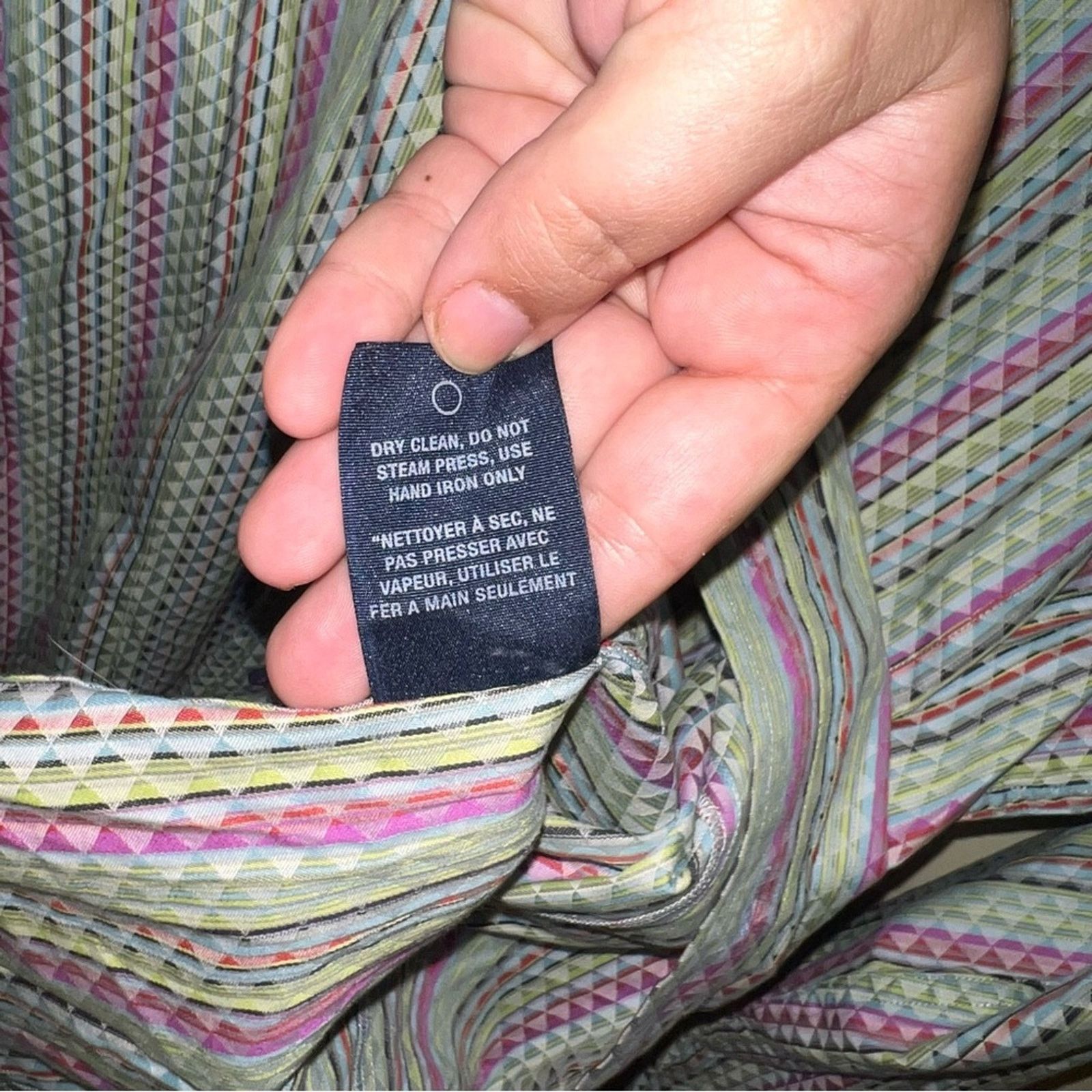 Robert Graham ROBERT GRAHAM diamond pattern button down flip cuff L Size US L / EU 52-54 / 3 - 7 Thumbnail