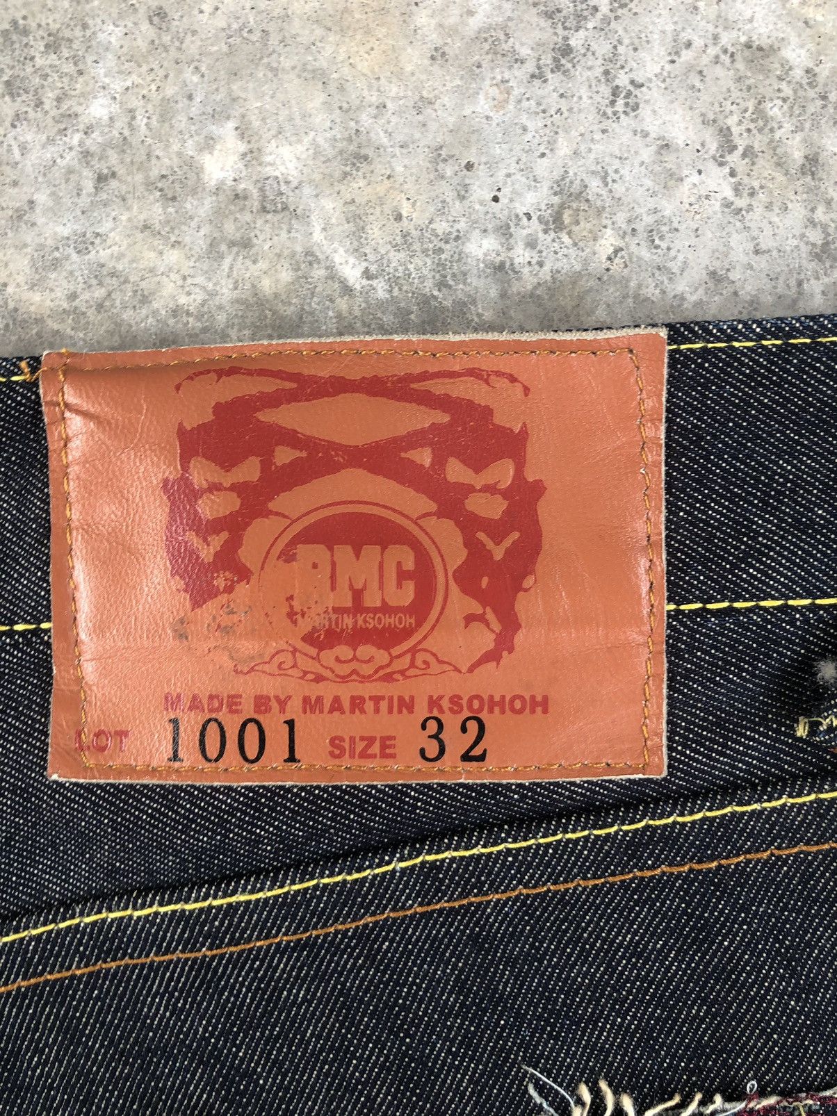 RMC Jeans Red Monkey Company Embroidered Jeans Size US 32 / EU 48 - 16 Thumbnail