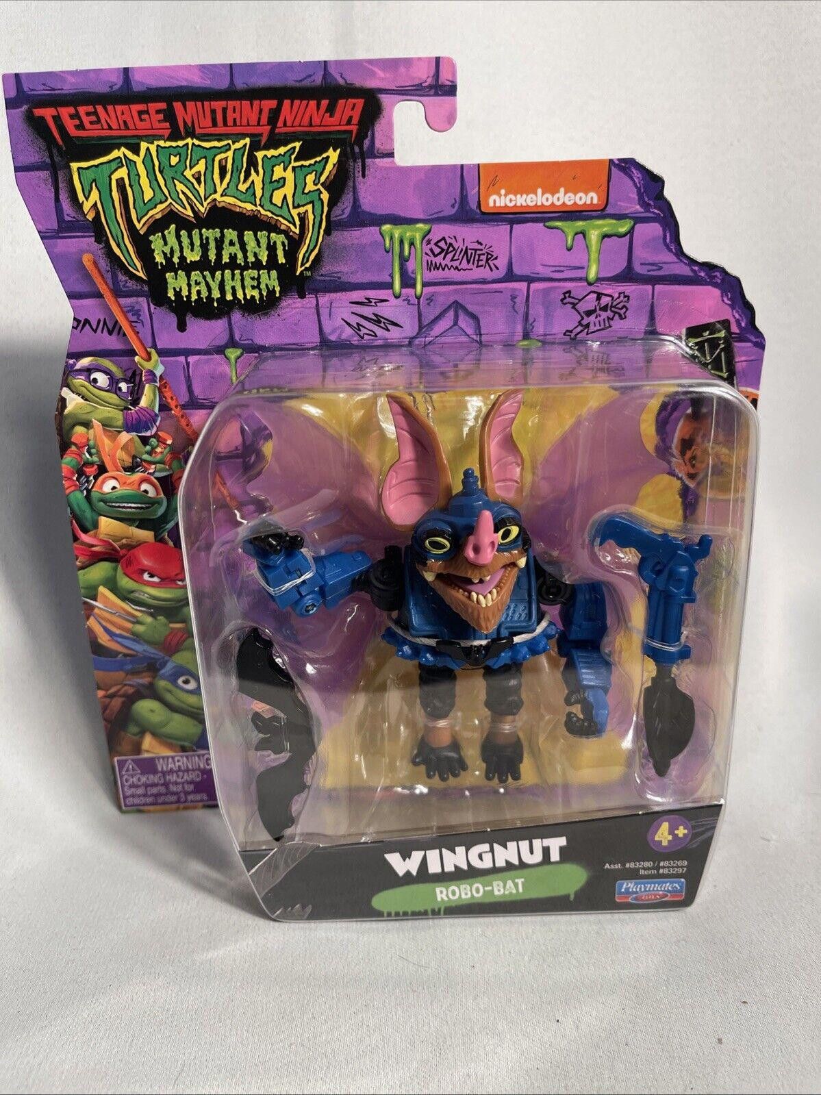 Designer TMNT Mutant Mayhem Wingnut Robo-Bat Figure 2023 Size ONE SIZE - 1 Thumbnail