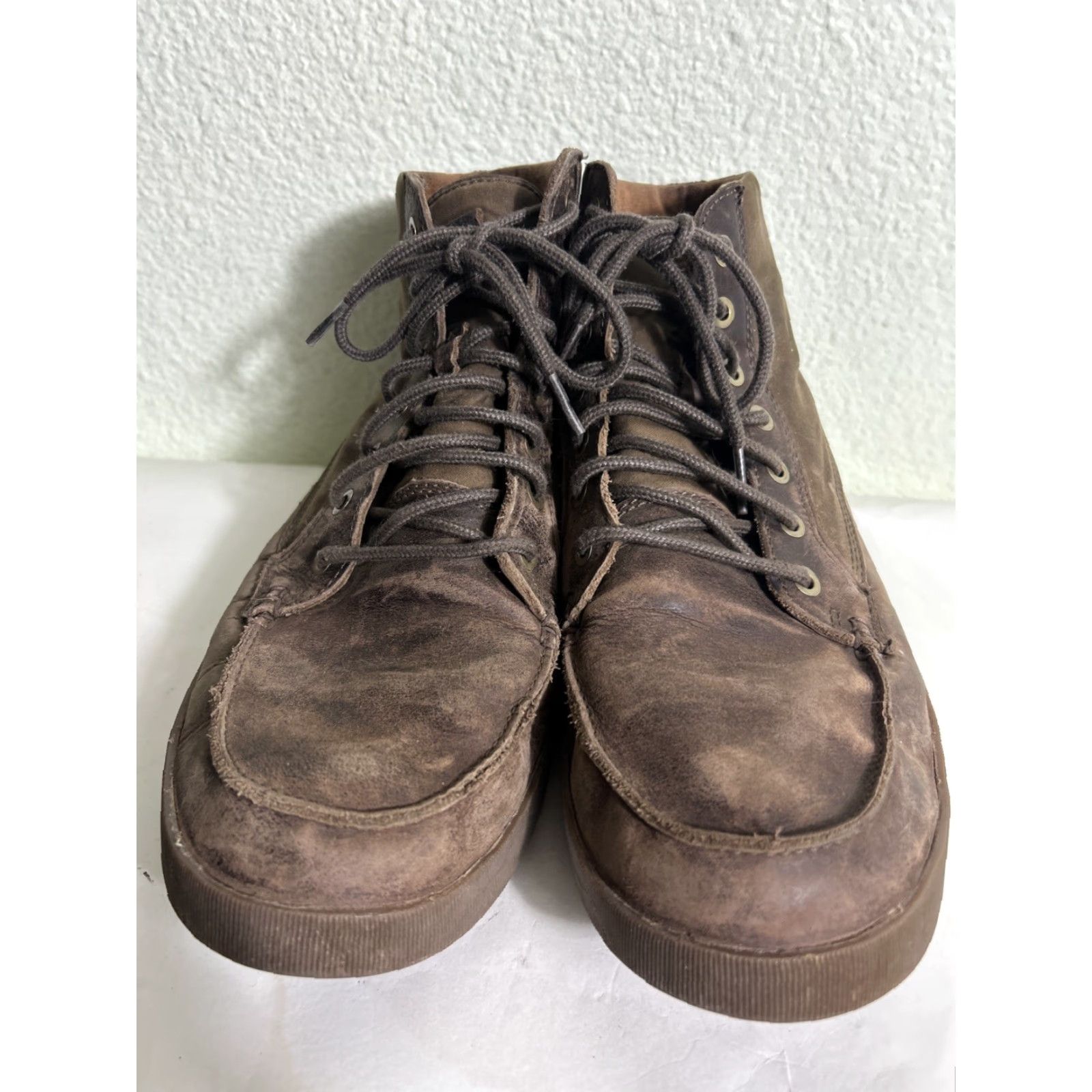 Olukai OluKai Molina Boots Mens Size 10.5 Leather Waterproof Ankle Biker Brown Tan Casual Fall Winter Spring Shoes Size US 11 / EU 44 - 6 Thumbnail