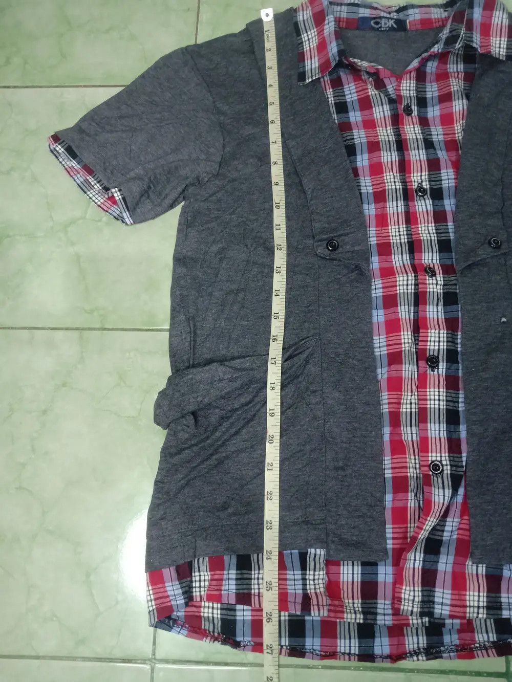 Beauty Beast CBK Japanese Archieve Plaid Shirt Double Layer Cardigan Size L / US 10 / IT 46 - 9 Thumbnail