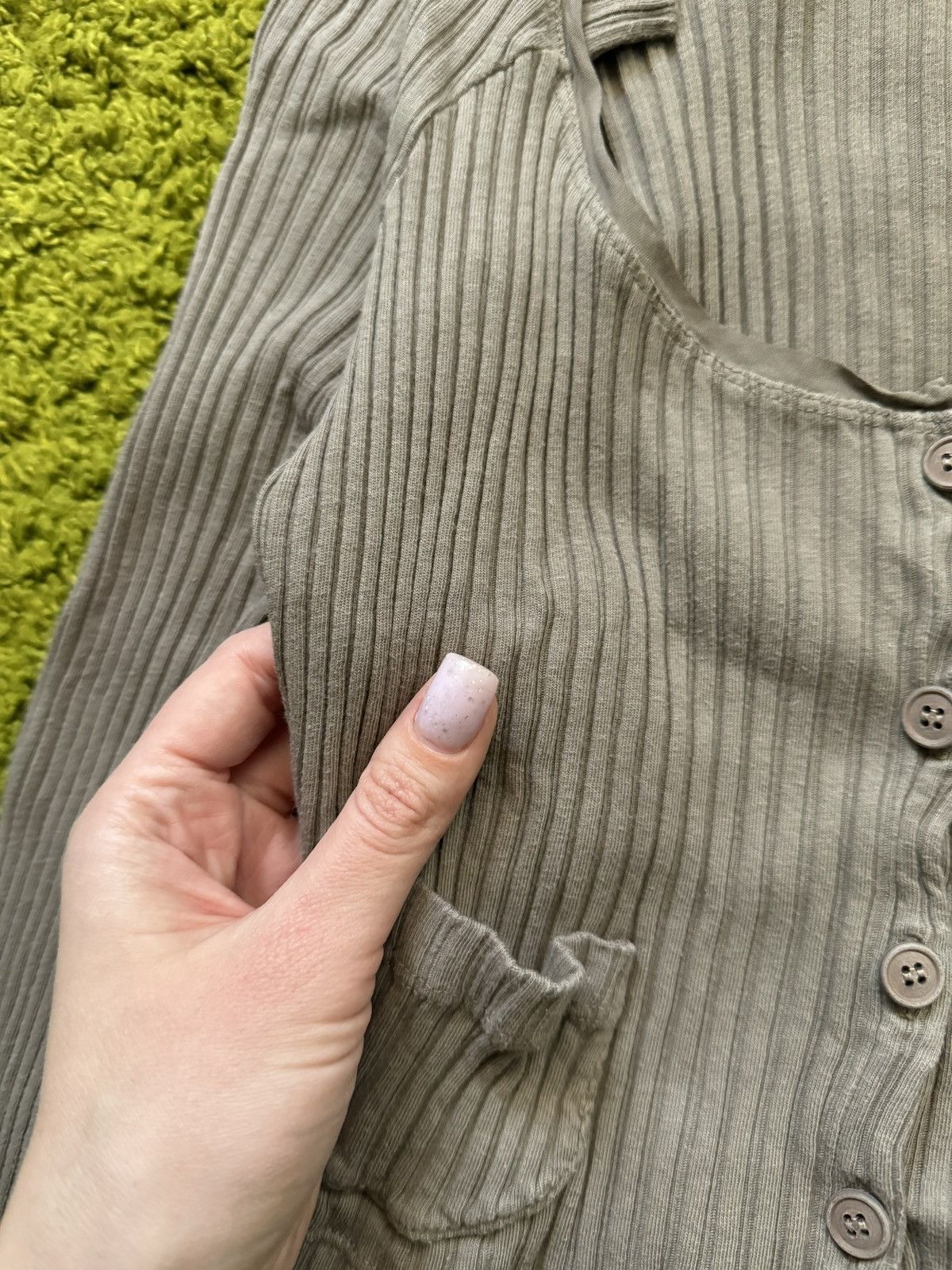 Transit × Transit Uomo Transit par-such avant garde ribbed cardigan longsleeve Size S / US 4 / IT 40 - 3 Thumbnail