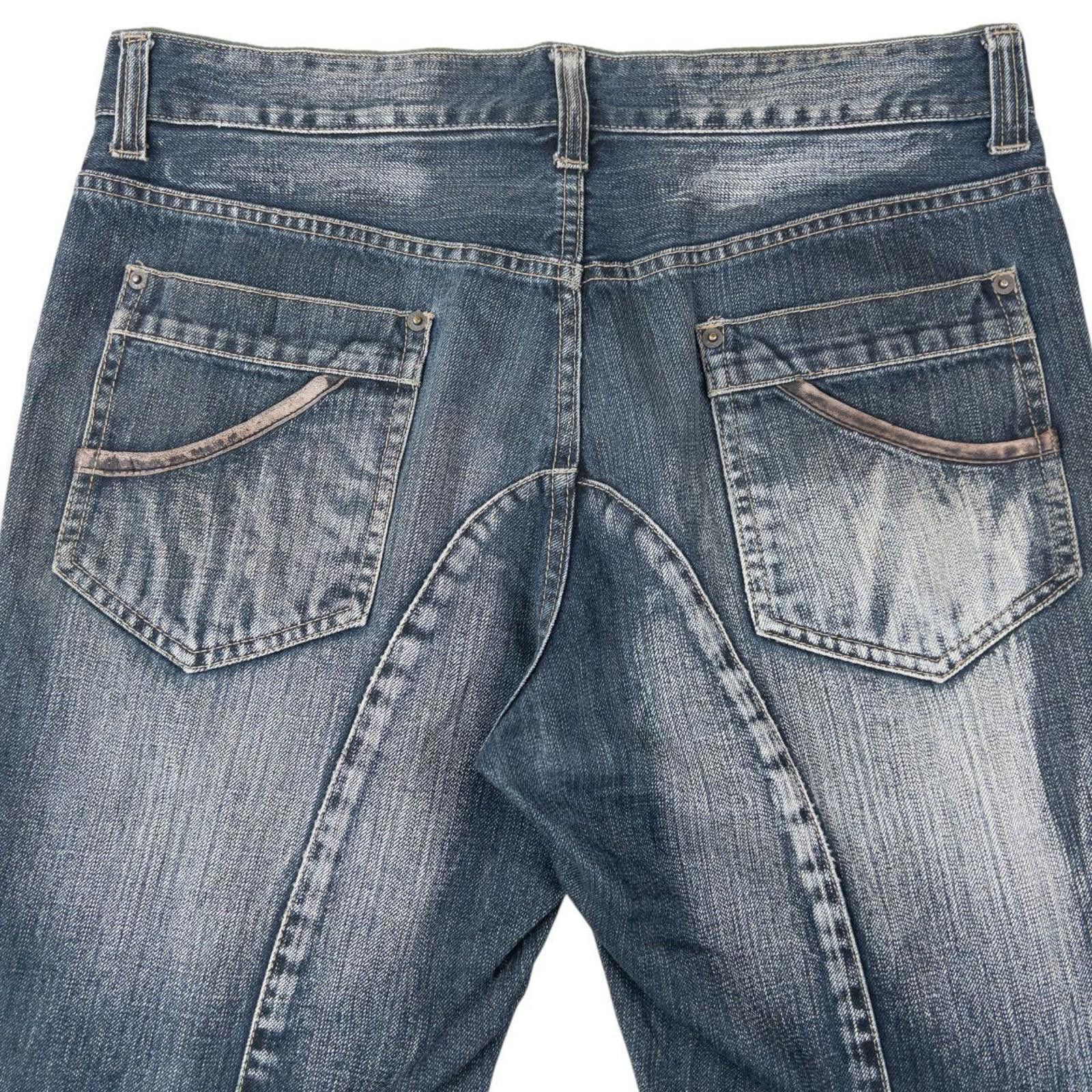 Other Vintage 2000s PPFM Multi Zip Denim Jeans Size W34 Size US 34 / EU 50 - 5 Thumbnail