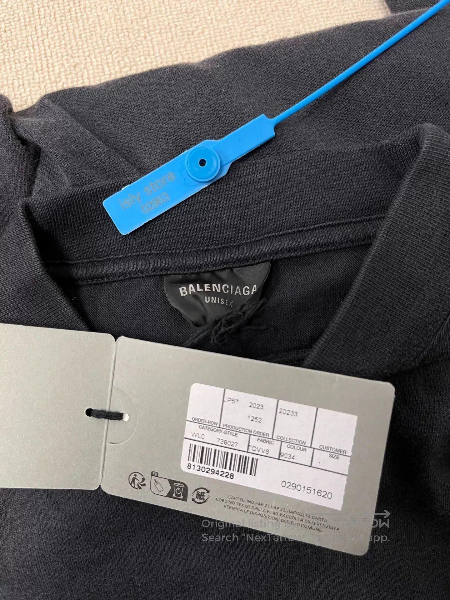 Balenciaga balenciaga logo long sleeve sweatshirt black. Size US M / EU 48-50 / 2 - 4 Thumbnail