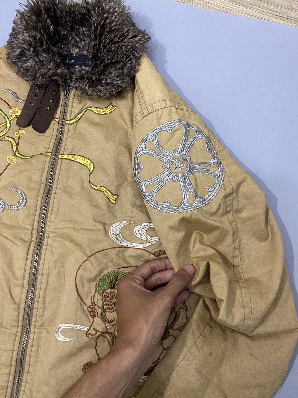 Eternal 💥Embroidery💥Eternal Fur Faux Jacket Size US L / EU 52-54 / 3 - 9 Thumbnail