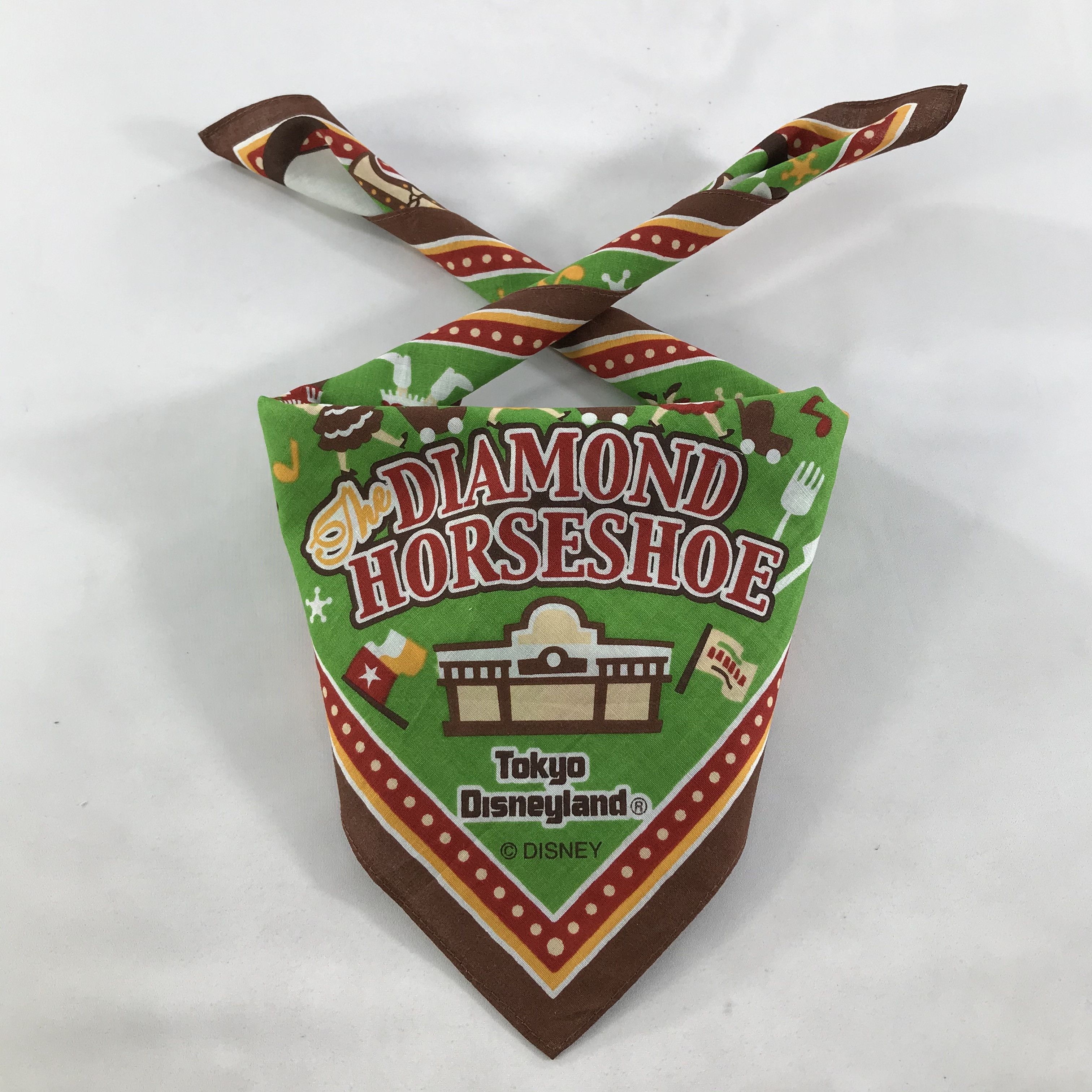 Disney × Japanese Brand × Vintage Disneyland Bandana / Handkerchief / Neckerchief - S1872 Size ONE SIZE - 3 Thumbnail