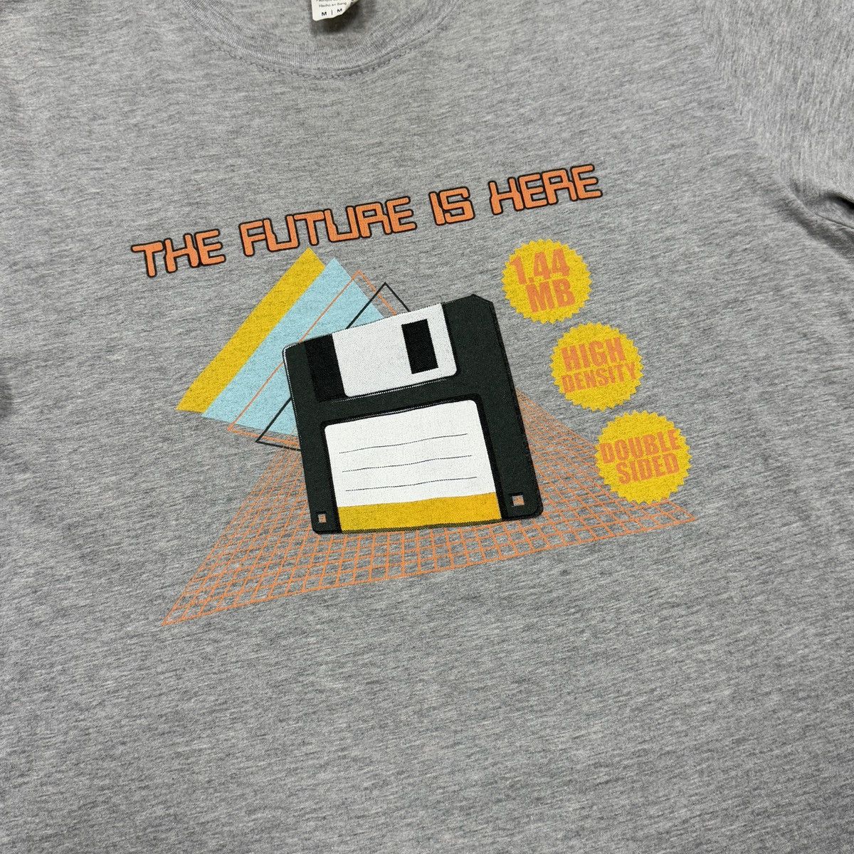 Other Floppy Disc The Future Is Here 1.44mb T-Shirt Size M Size US M / EU 48-50 / 2 - 6 Thumbnail