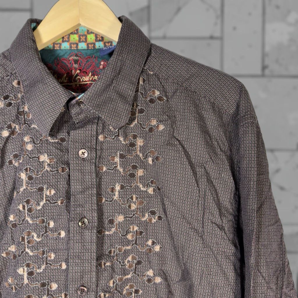 Robert Graham Robert Graham 100% Cotton Long Sleeve Button Down Mens Size XL Size US XL / EU 56 / 4 - 1 Thumbnail