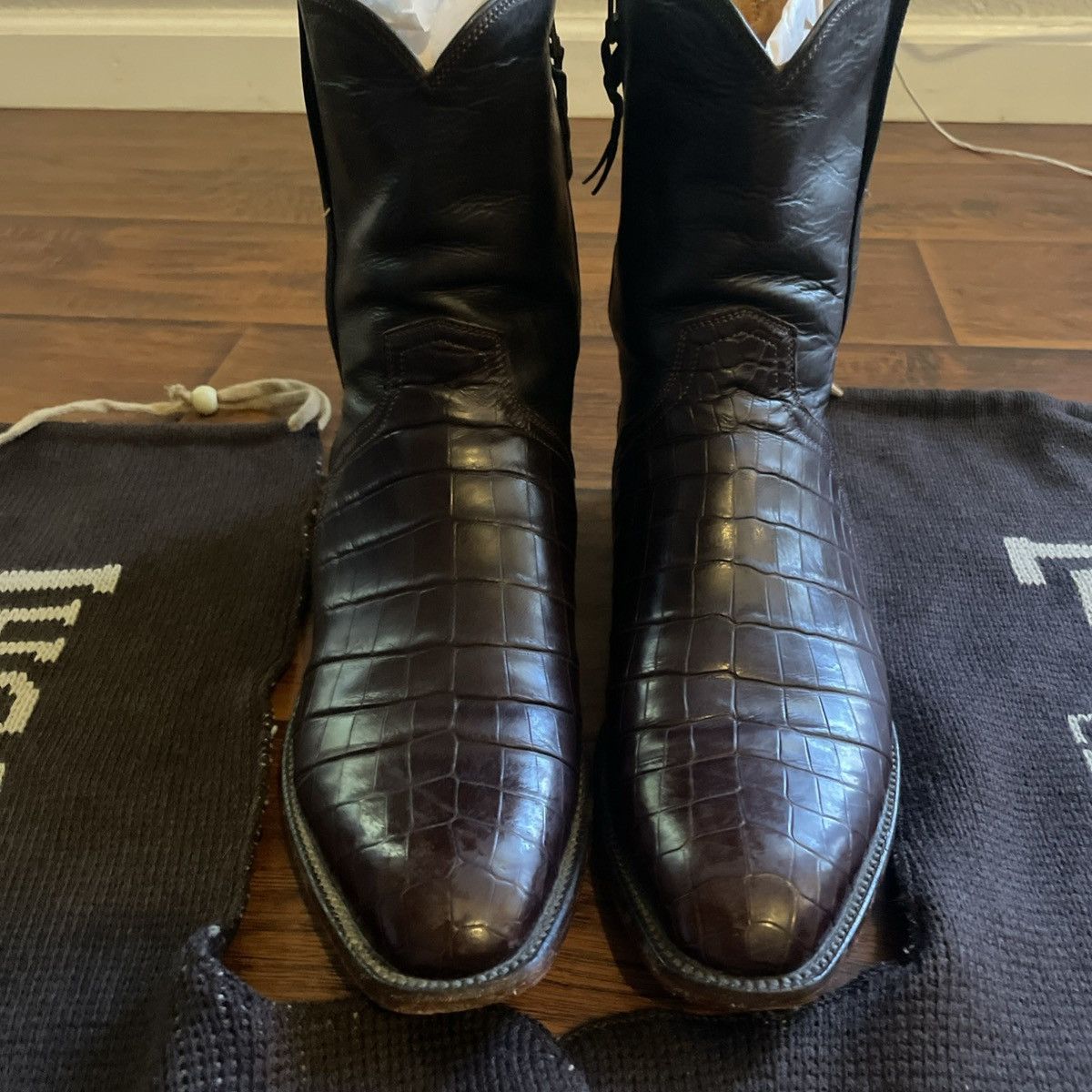 Lucchese Rare Lucchese Cowboy Boot 10 Elliot Nile crocodile Western Size US 10 / EU 43 - 5 Thumbnail