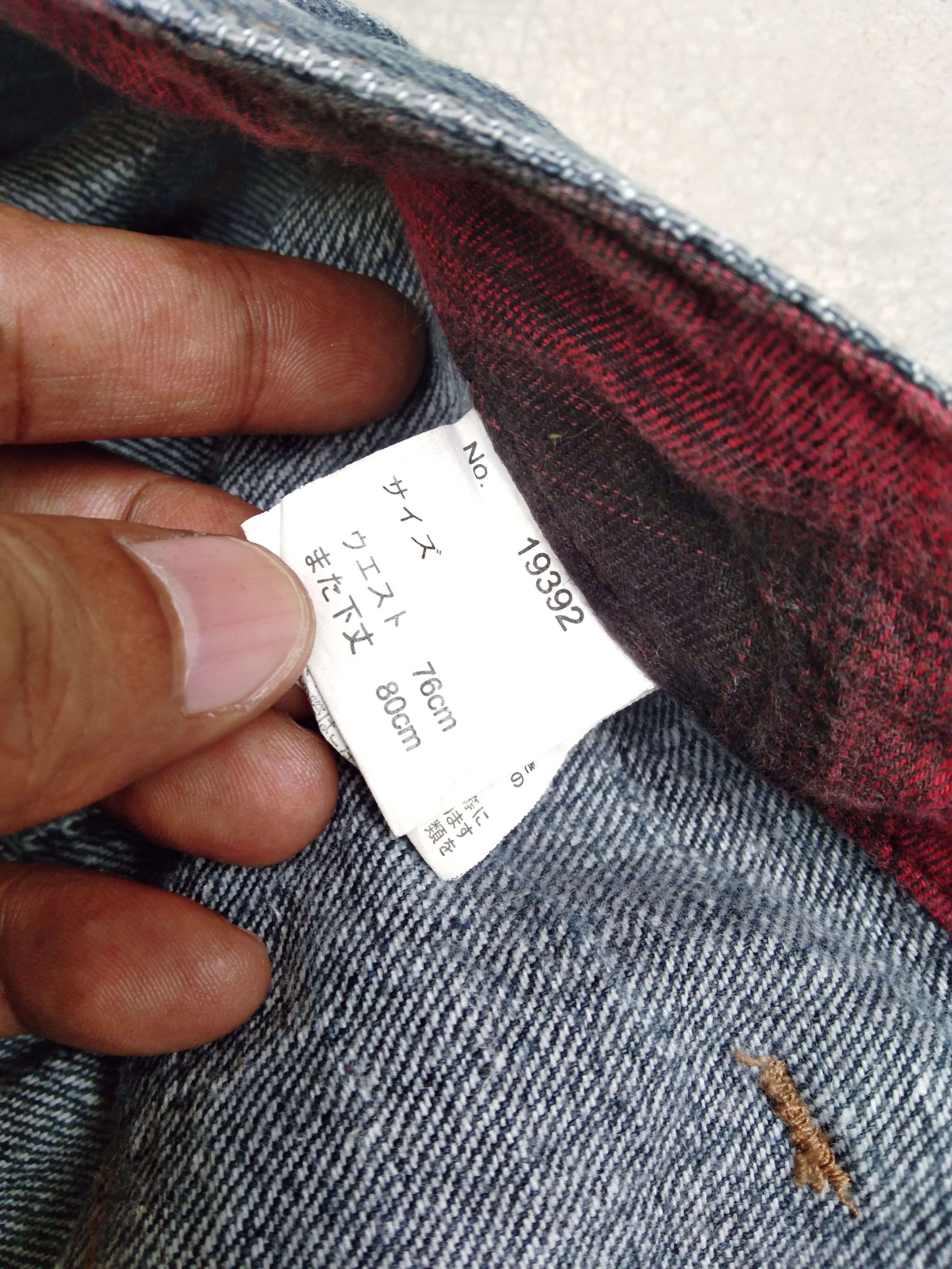 Japanese Brand Vintage Retro Double Waist Punk Avant-Garde Jeans Style Size US 30 / EU 46 - 7 Thumbnail
