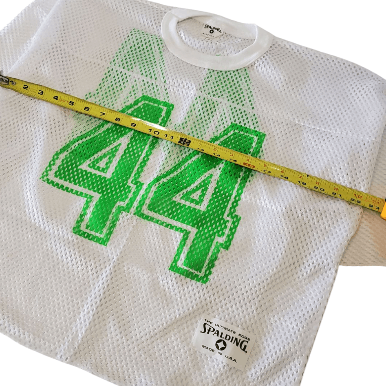 Vintage Spalding Neon Crop Top Football Jersey Size XL / US 12-14 / IT 48-50 - 5 Thumbnail