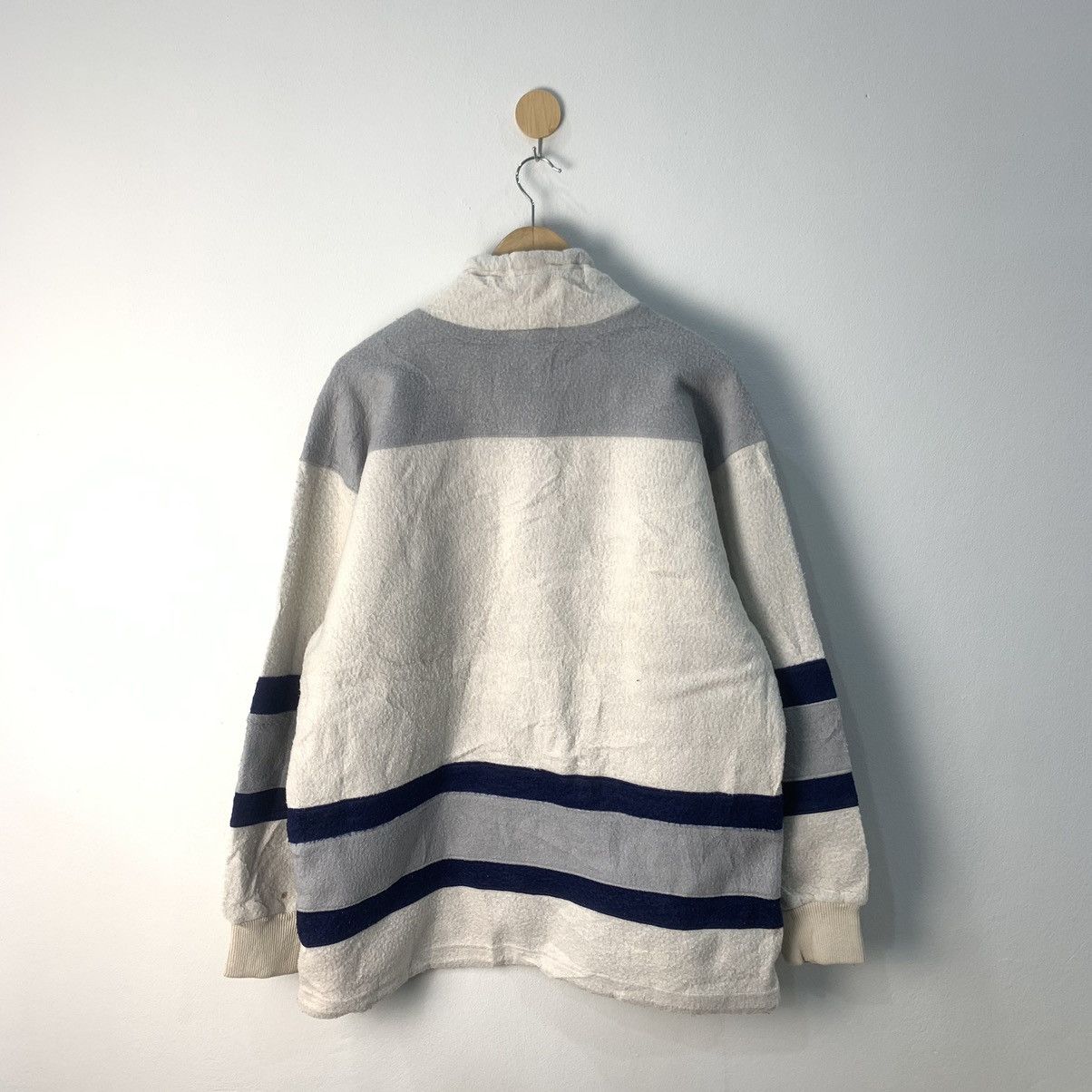Adidas × Vintage Vintage Adidas Embroidery Logo Fleece Jacket Size US L / EU 52-54 / 3 - 5 Thumbnail