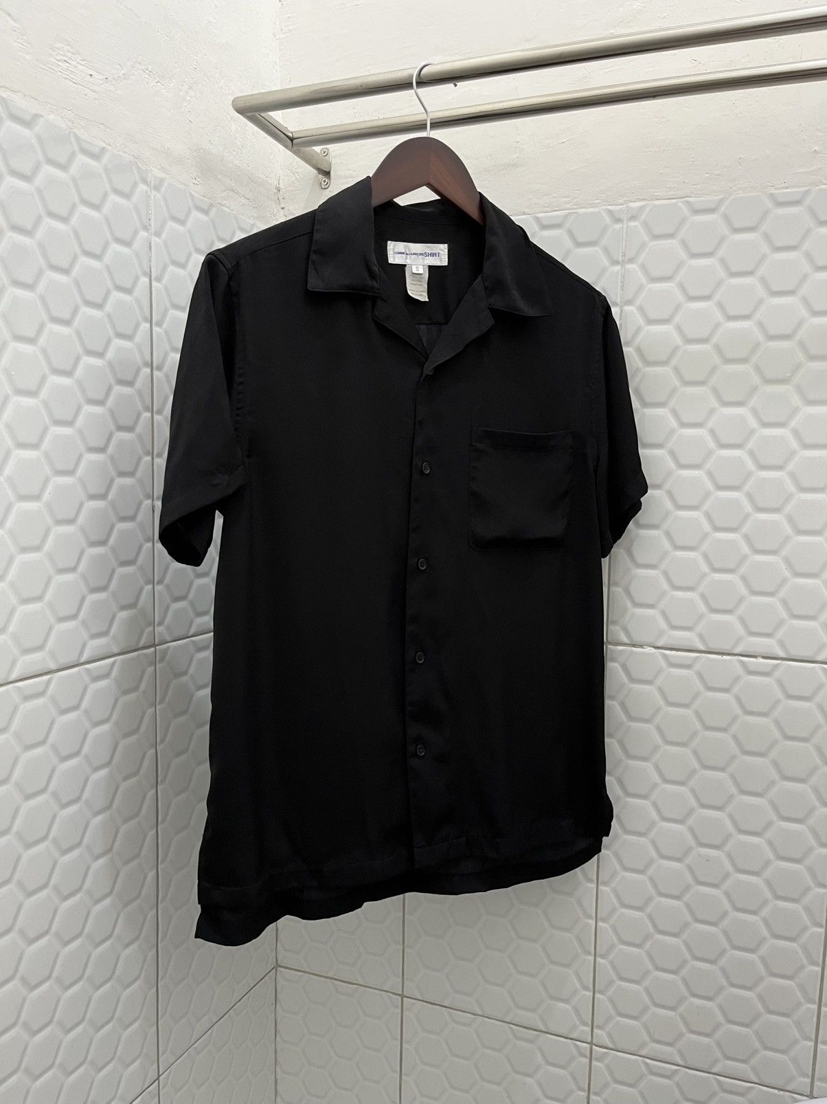Comme des Garcons × Comme des Garcons SHIRT Comme Des Garcons Open Collar Button Up Shirt Size US S / EU 44-46 / 1 - 2 Thumbnail