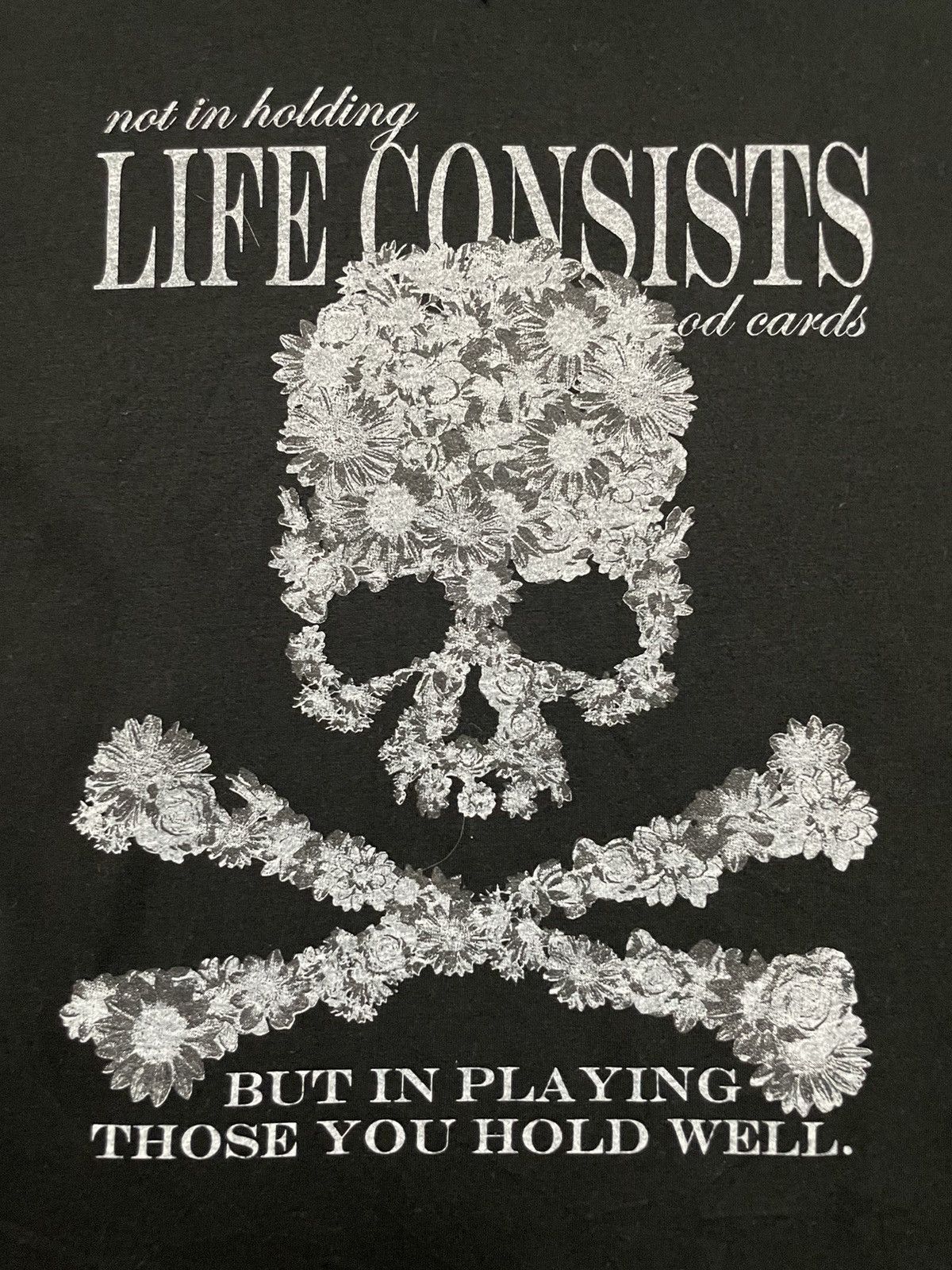 Hysteric Glamour 2000’s Japanese Double Focus Poem Skull Bones Vkei Style Size US L / EU 52-54 / 3 - 3 Thumbnail