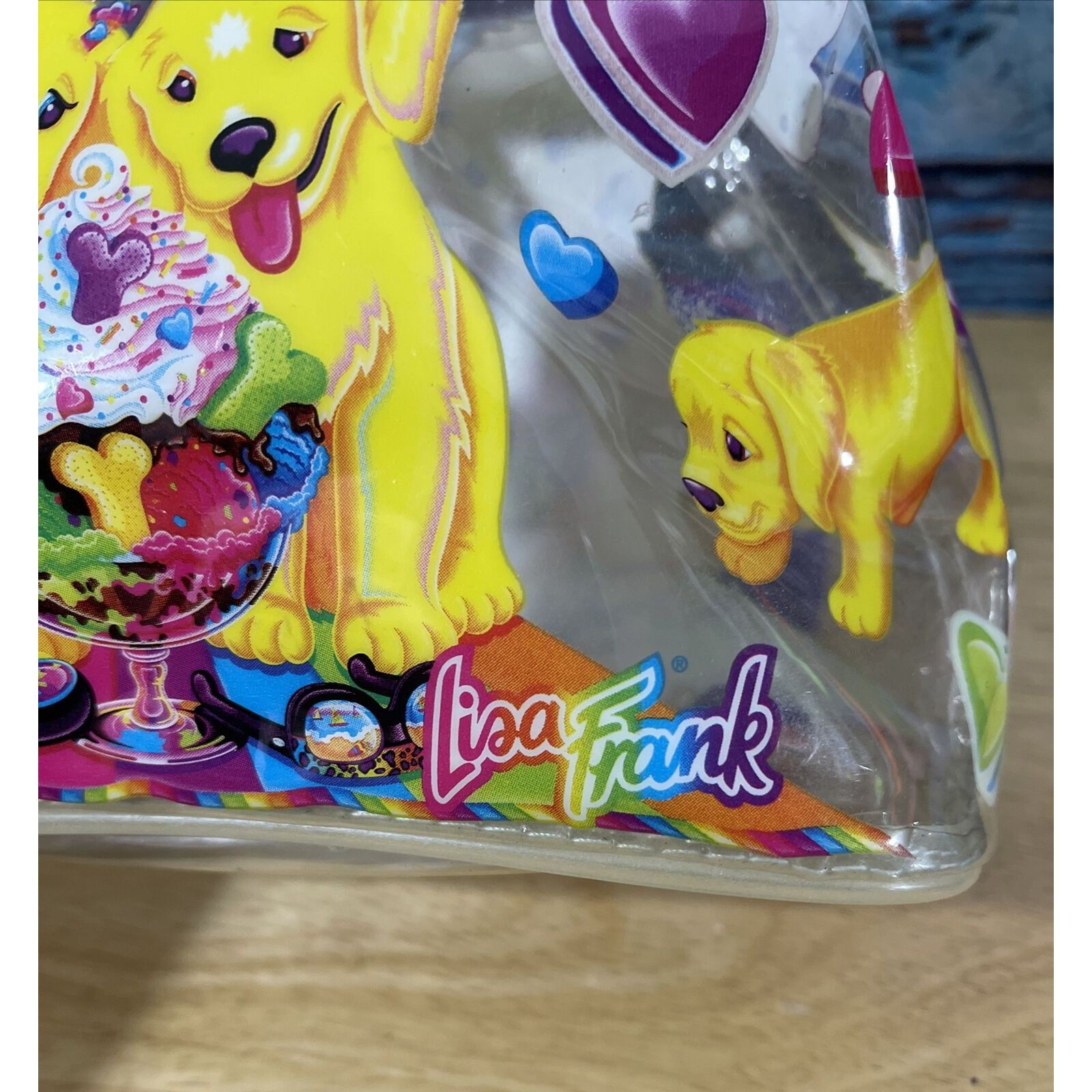 Other LISA FRANK Vintage 1990s Backpack Clear With Spotty Dotty Ca Size ONE SIZE - 4 Thumbnail