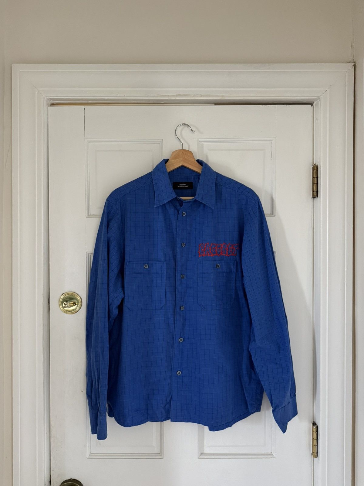 PACCBET Paccbet Blue Graffiti Shirt Size US M / EU 48-50 / 2 - 1 Thumbnail