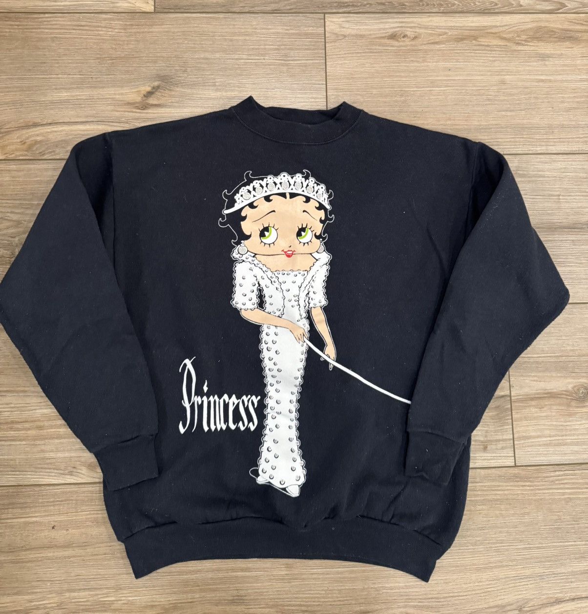Vintage Vintage princess Betty boop crewneck Size US M / EU 48-50 / 2 - 1 Thumbnail