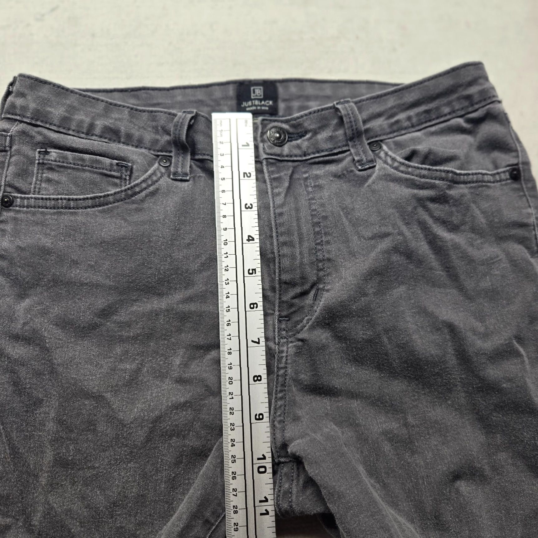 Denime JB Jeans Straight Leg Black Denim Stretch Jeggings Casual Adult Women's 30 Size 30" / US 8 / IT 44 - 5 Thumbnail