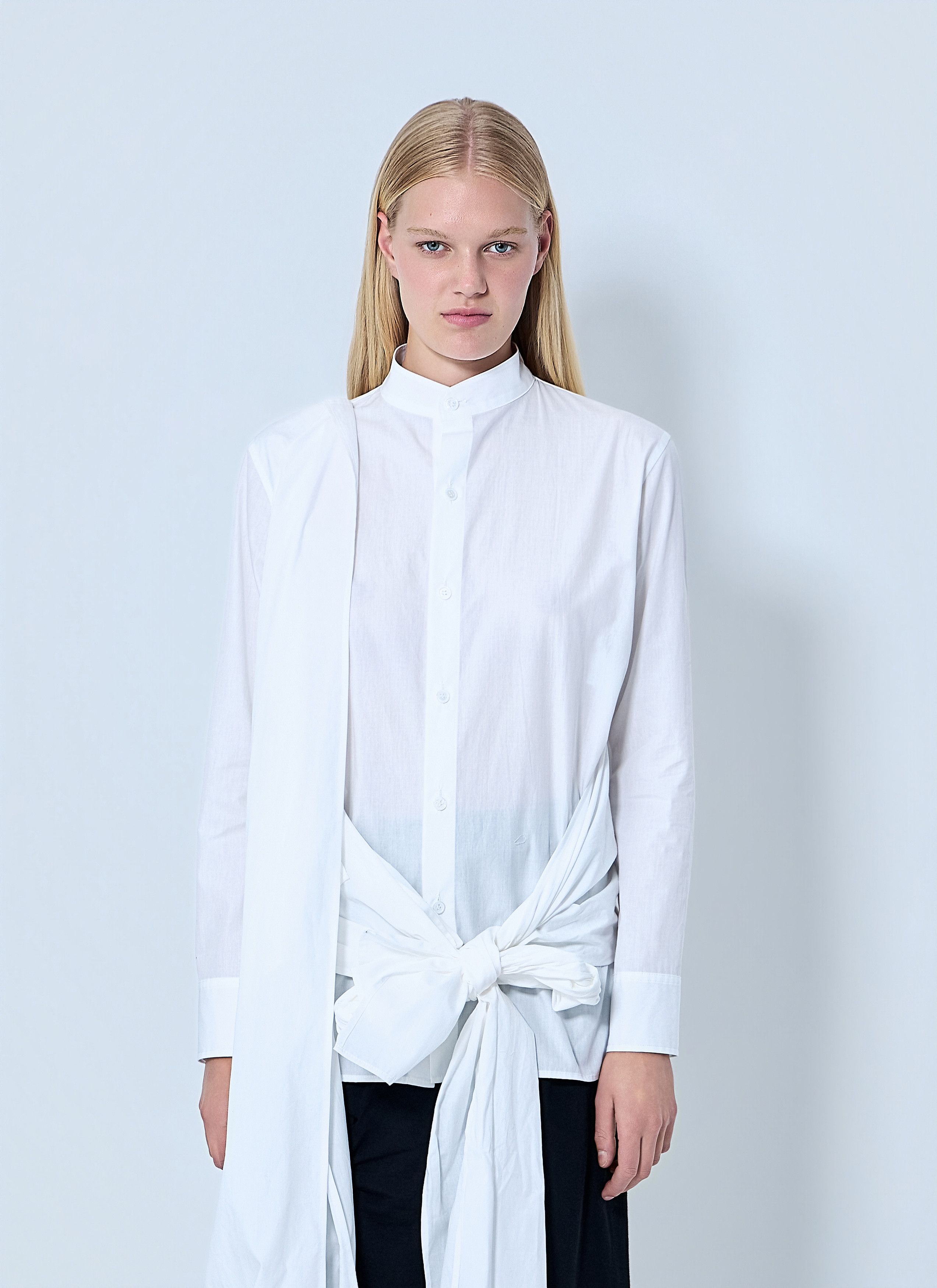 Yohji Yamamoto Draped Blouse Size M / US 6-8 / IT 42-44 - 1 Thumbnail