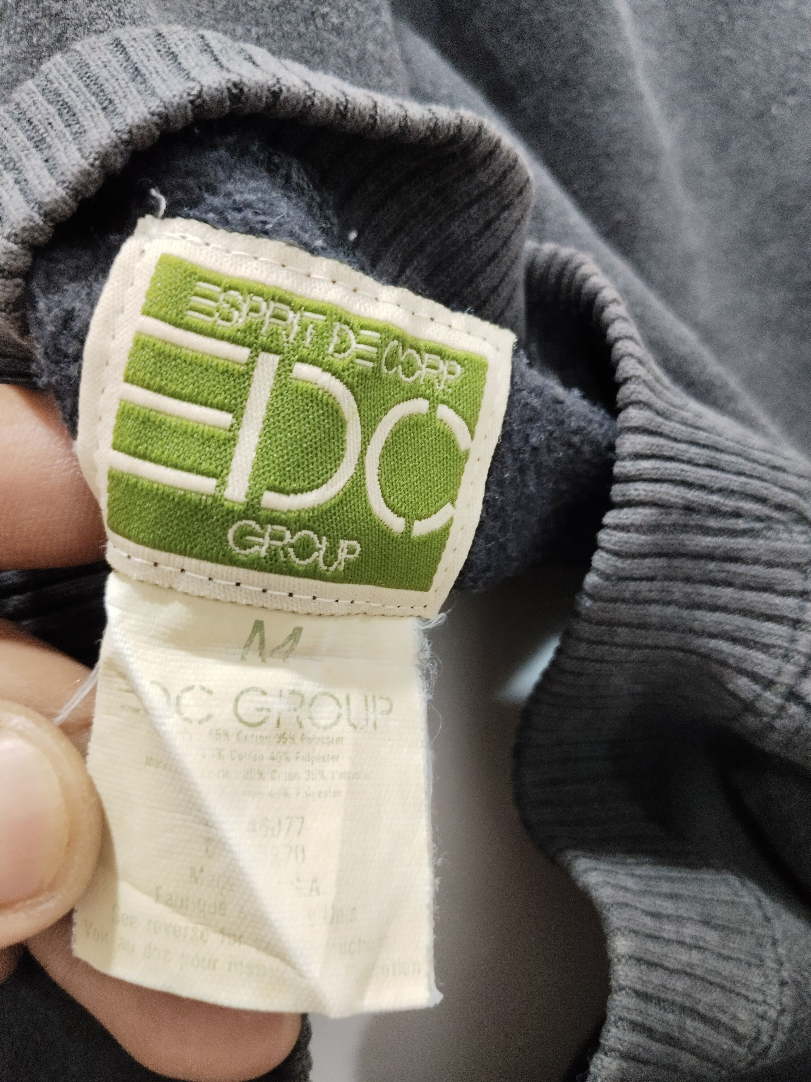 Esprit × Vintage Vintage 90s Esprit Big Logo Sweatshirt Size US L / EU 52-54 / 3 - 4 Thumbnail