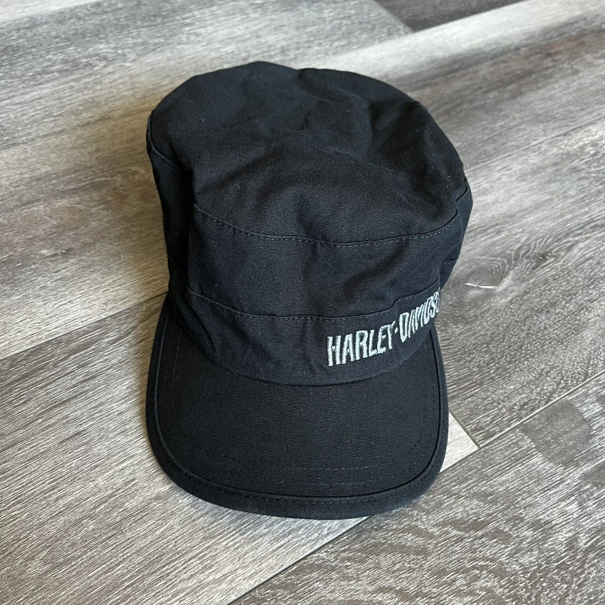 Harley Davidson Vintage 2000s Harley Davidson Cadet Army Logo Hat Painters Size ONE SIZE - 2 Thumbnail