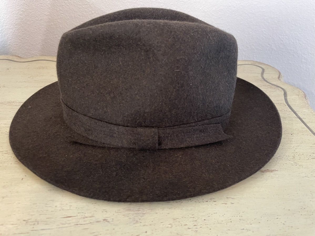 Barneys New York Soft Fur Felt Fedora Size ONE SIZE - 2 Thumbnail