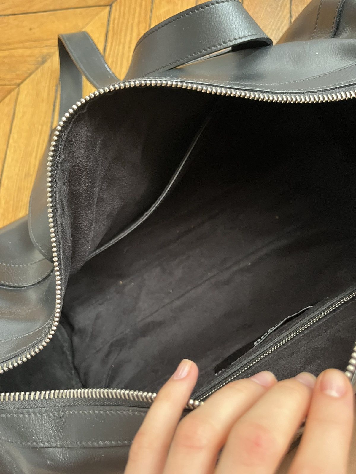 Hood By Air Zenith Leather HBA Duffle Bag Runway Piece Size ONE SIZE - 13 Thumbnail