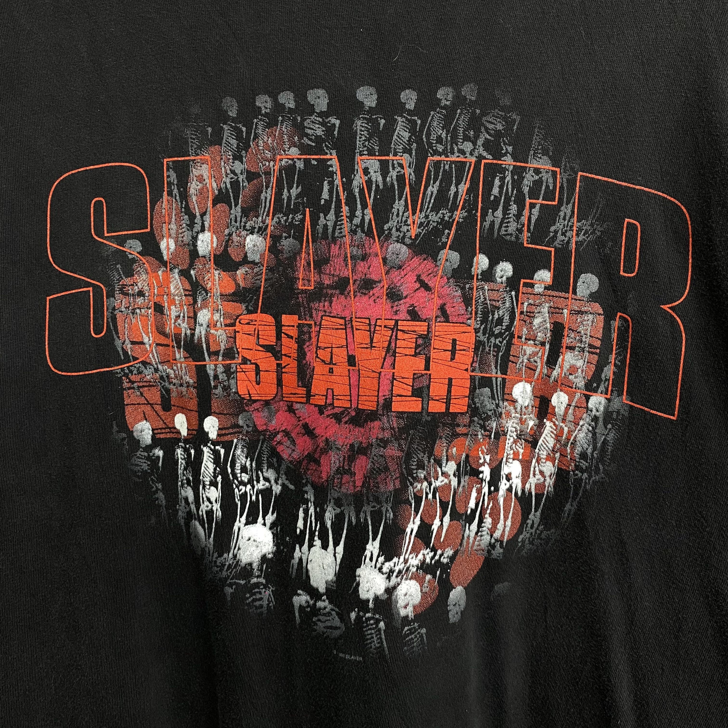Band Tees SLAYER Vintage 90s Shirt Size US XL / EU 56 / 4 - 2 Thumbnail