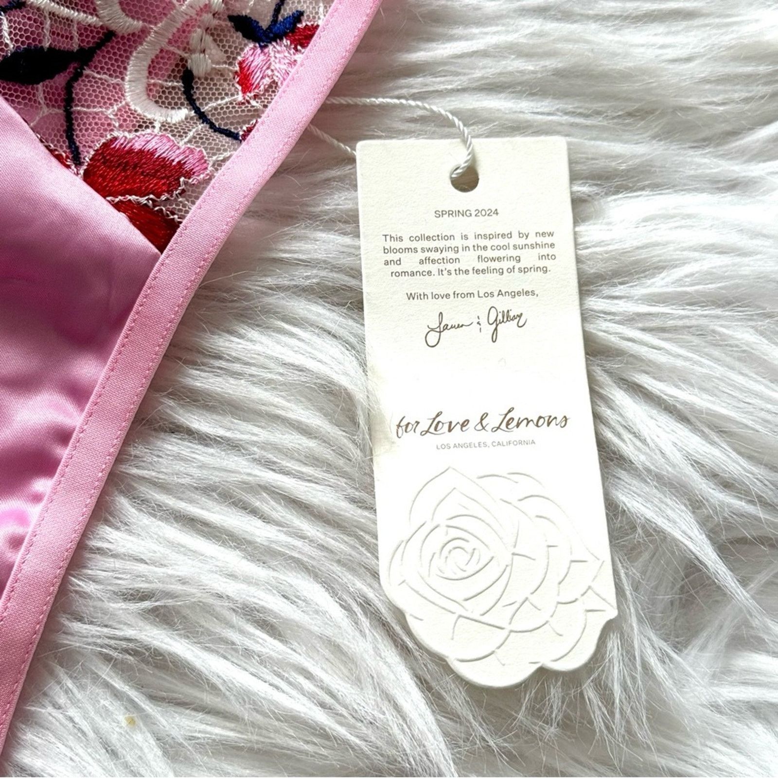 For Love & Lemons NWT!! For Love and Lemons Panty, Size XL, Floral Size ONE SIZE - 3 Thumbnail