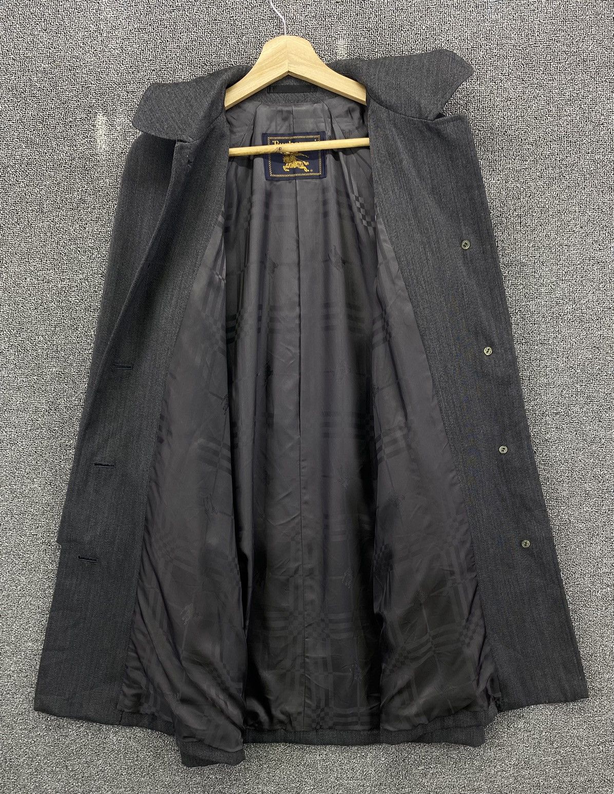 Burberry Vintage Burberry Nice Design Wool Long Jacket Size M / US 6-8 / IT 42-44 - 6 Thumbnail