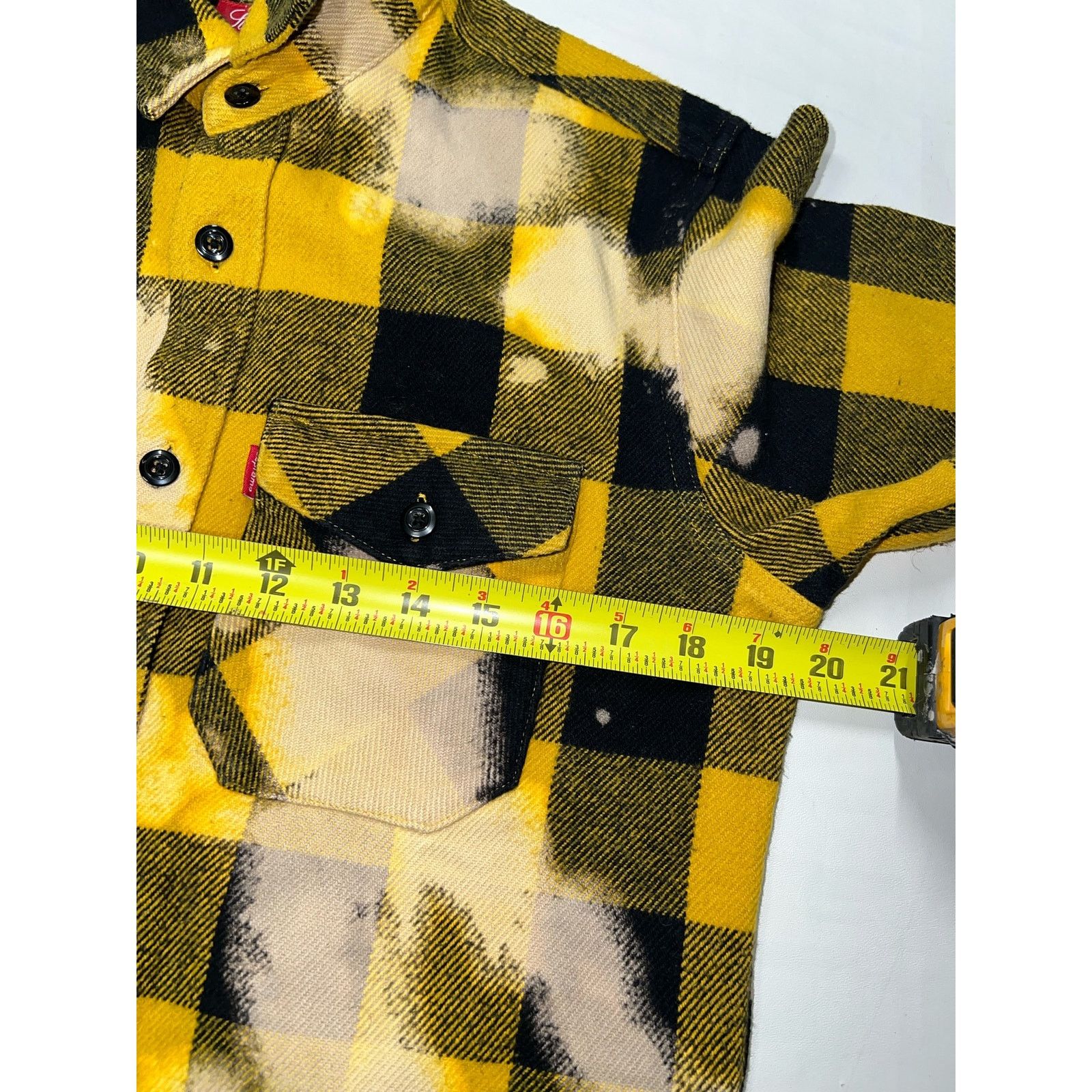 Supreme Supreme FW13 Bleached Buffalo Heavyweight Flannel Size US S / EU 44-46 / 1 - 6 Thumbnail